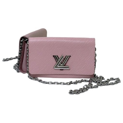 Twist leather crossbody bag