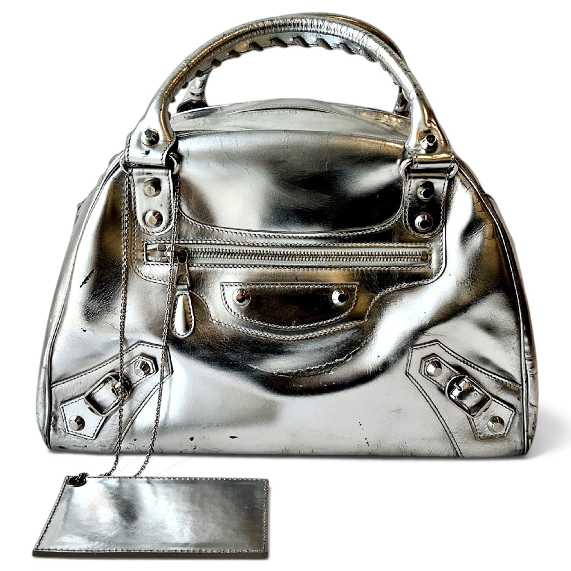 Leather handbag