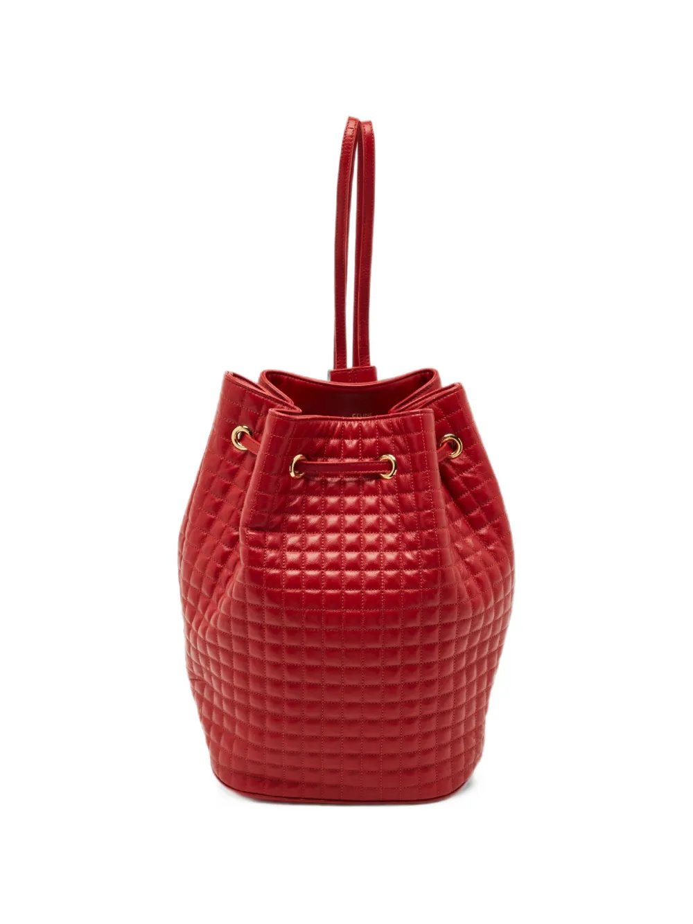 Celine 2019 quilted drawstring backpack