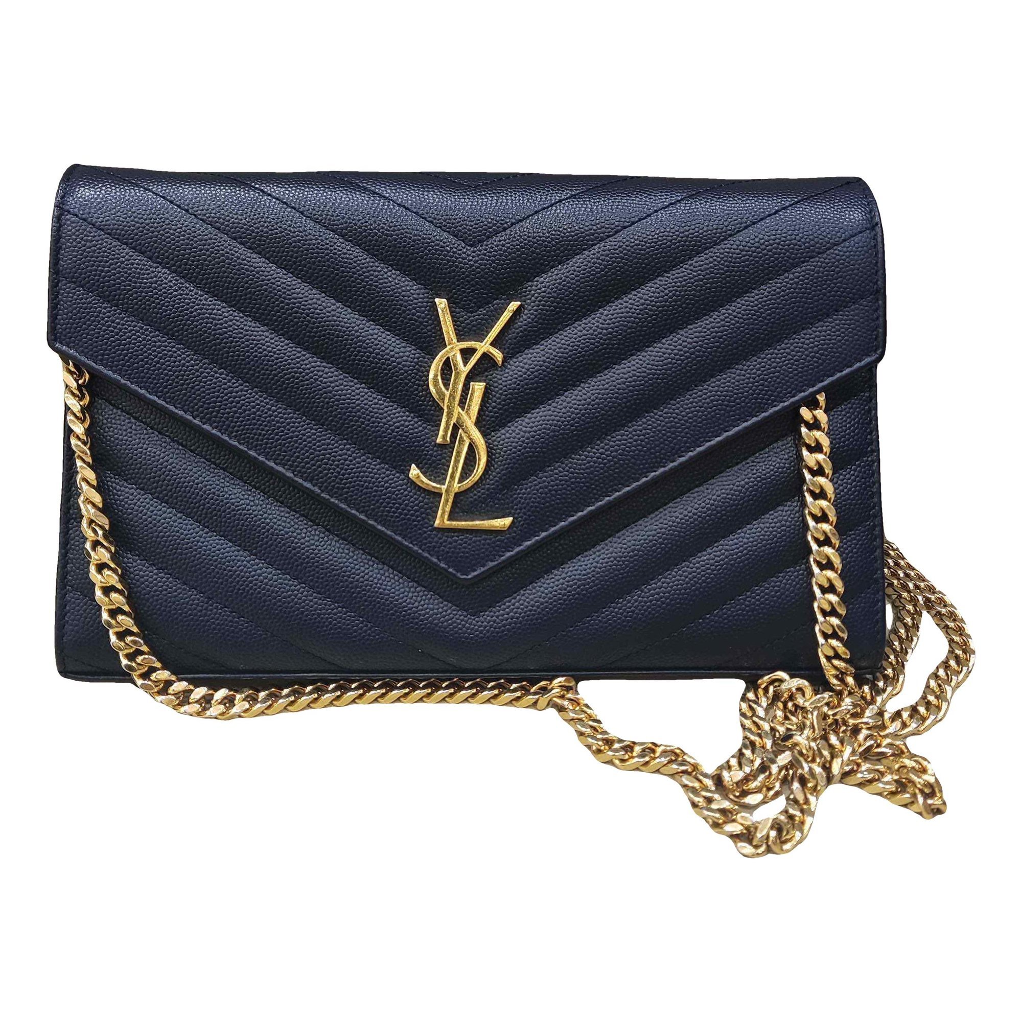 Portefeuille enveloppe leather handbag