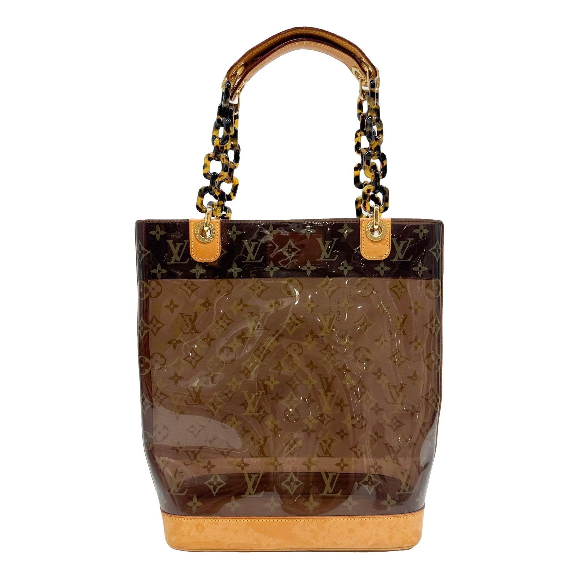 Ambre vinyl handbag