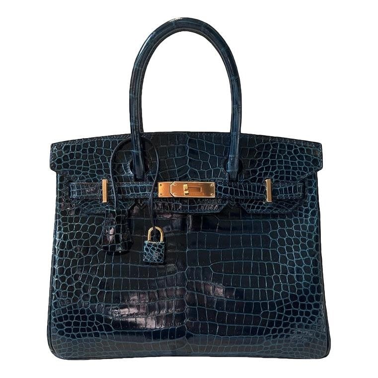 Birkin 30 leather handbag