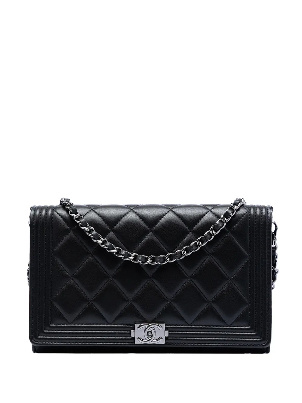 2015-2016 Quilted Lambskin Boy Wallet On Chain shoulder bag