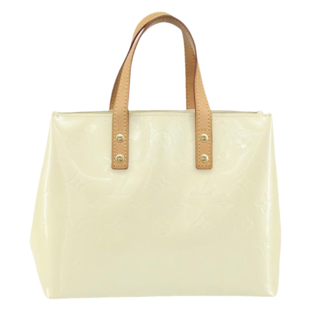 Reade patent leather handbag