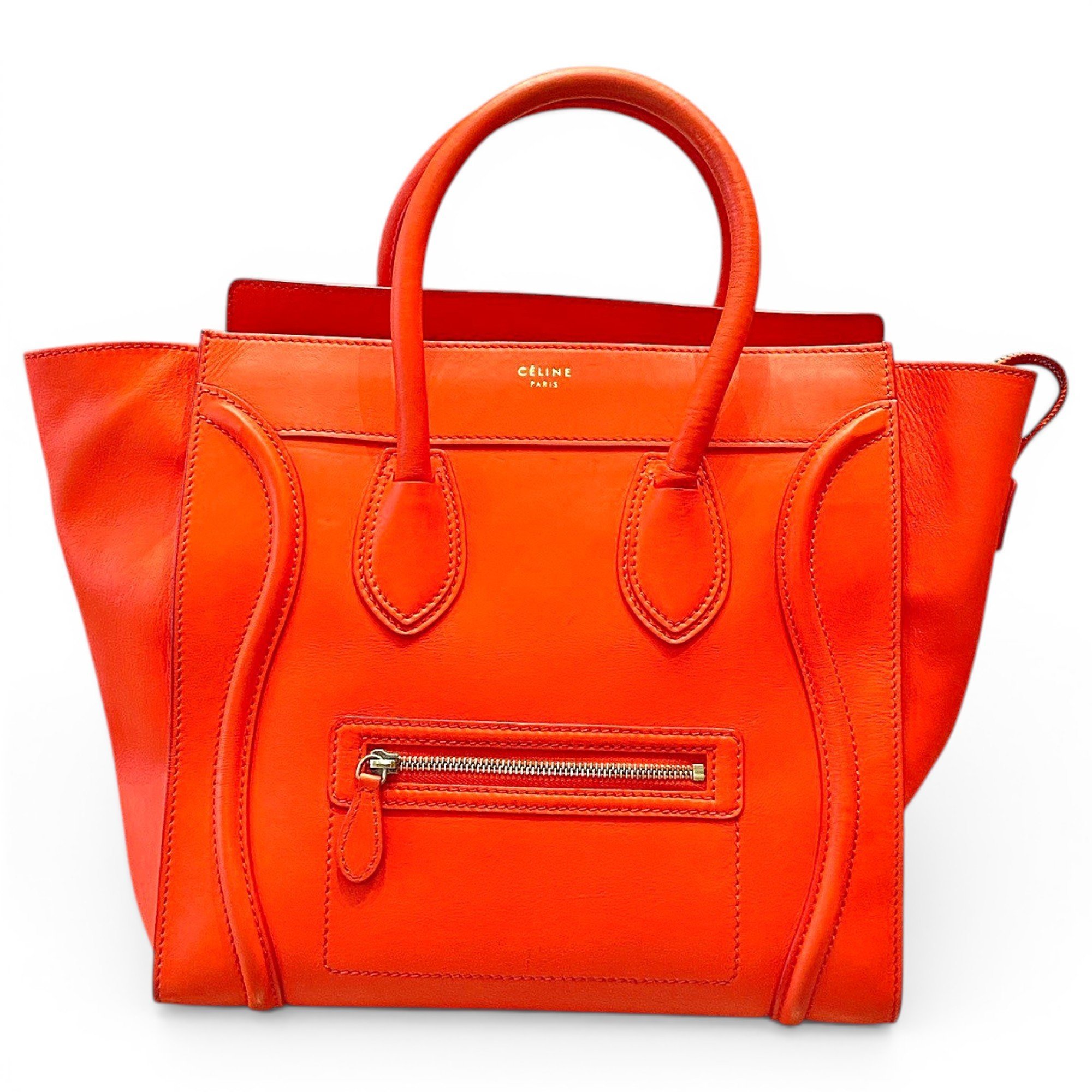 Luggage leather handbag