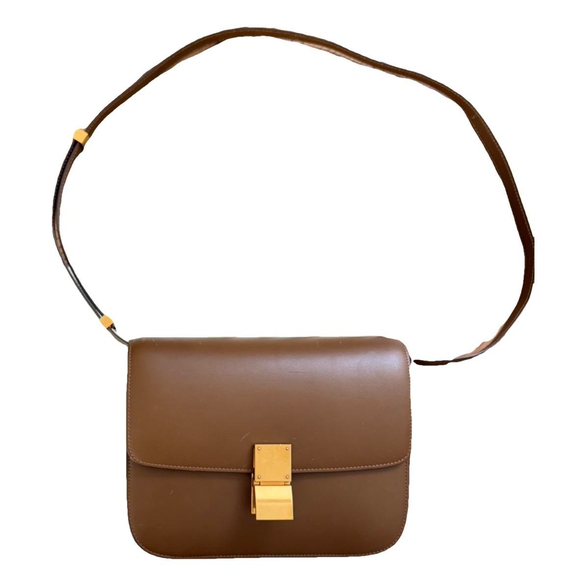 Classic leather crossbody bag