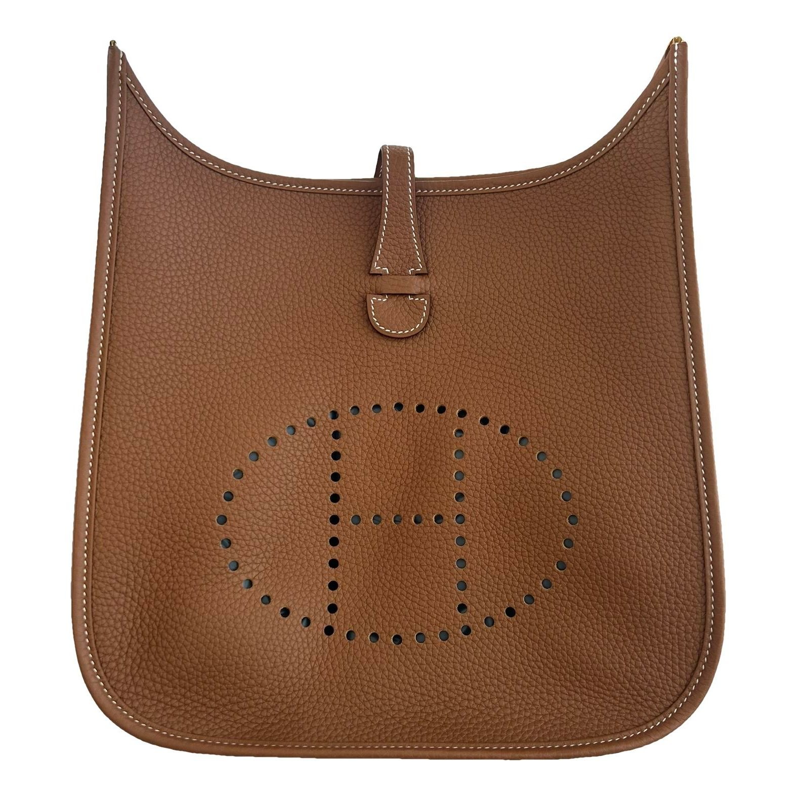 Hermes Evelyne leather crossbody bag