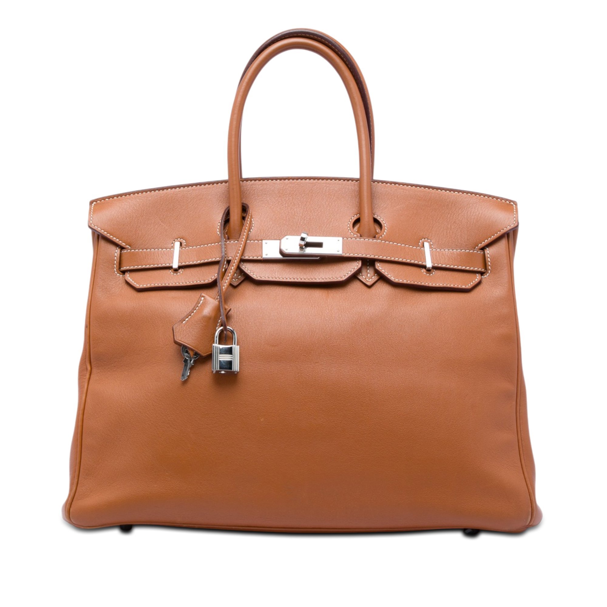 Birkin 35 leather handbag