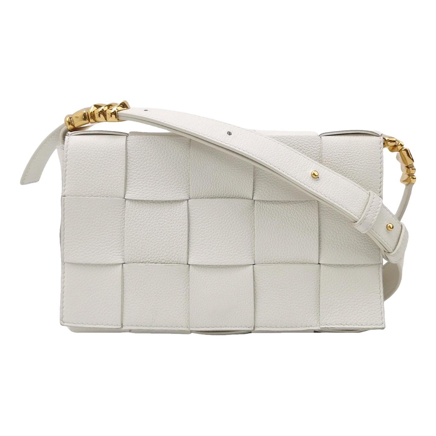 Cassette leather handbag