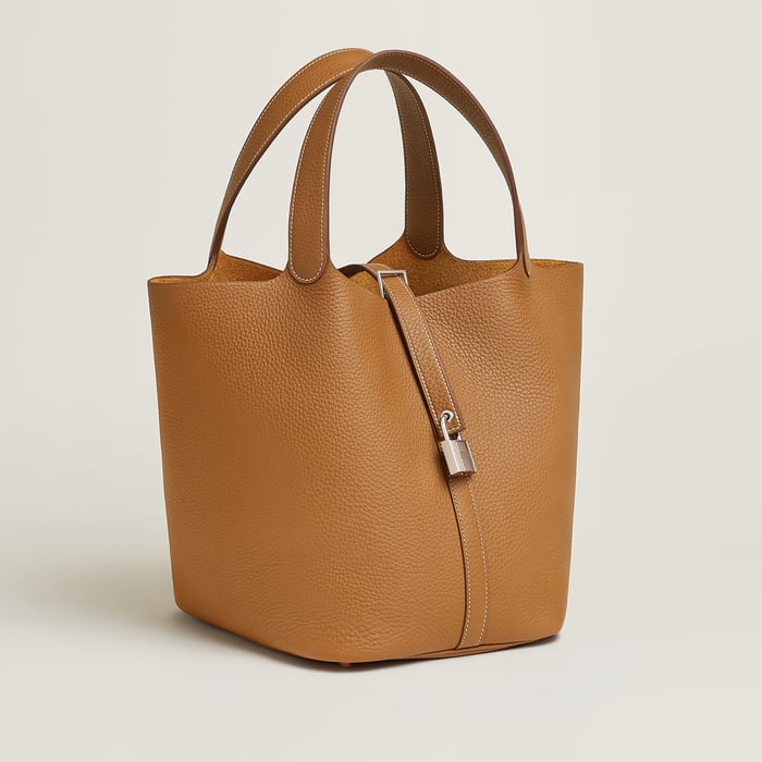 Gold Picotin Lock 26 Bag