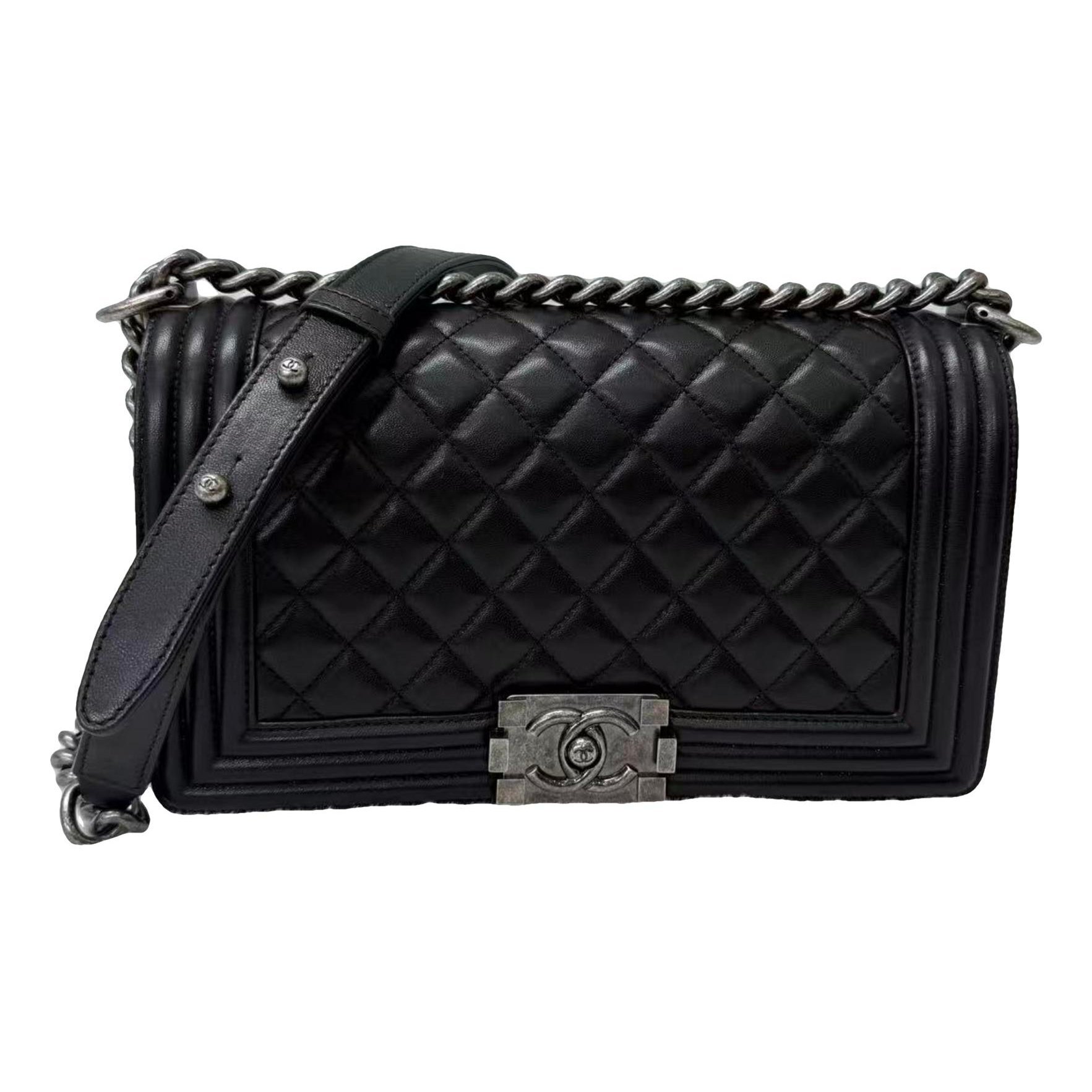 Boy leather crossbody bag