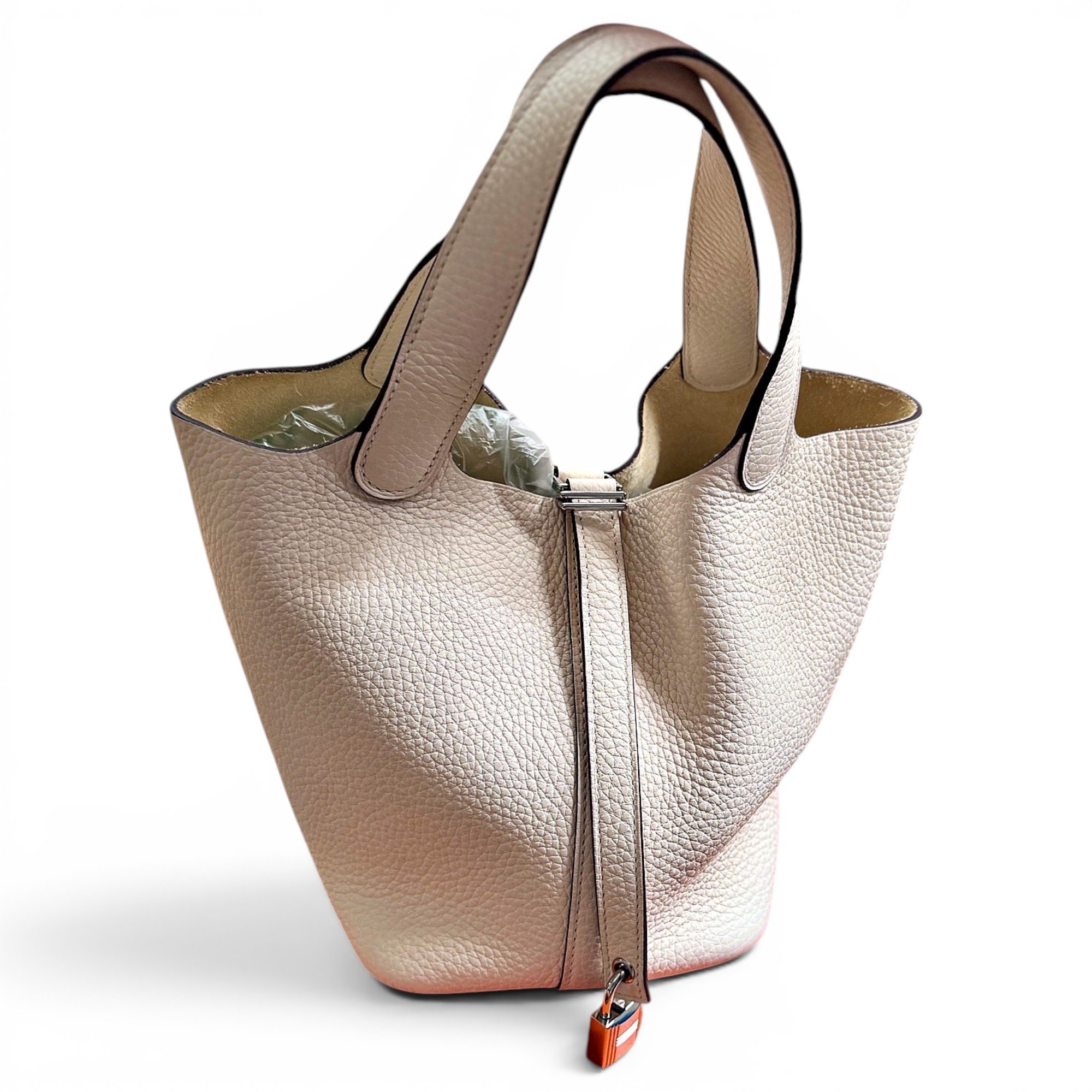 Picotin leather handbag