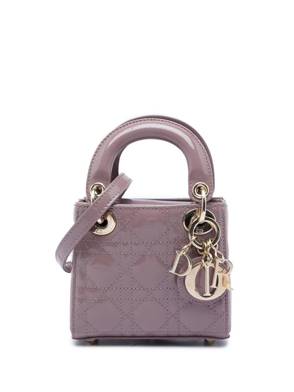 2022 Micro Patent Cannage Lady Dior satchel