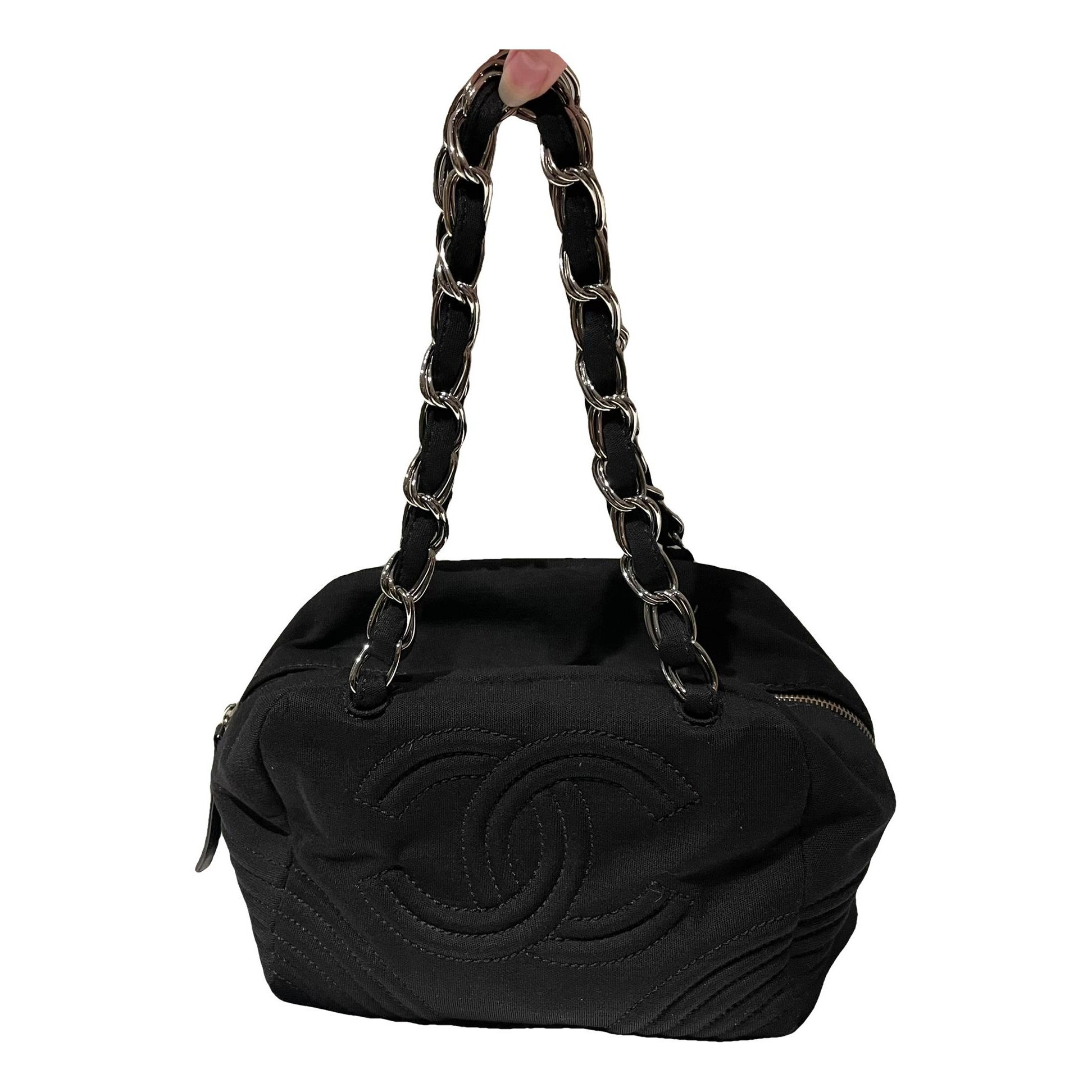 Bowling Bag tweed handbag