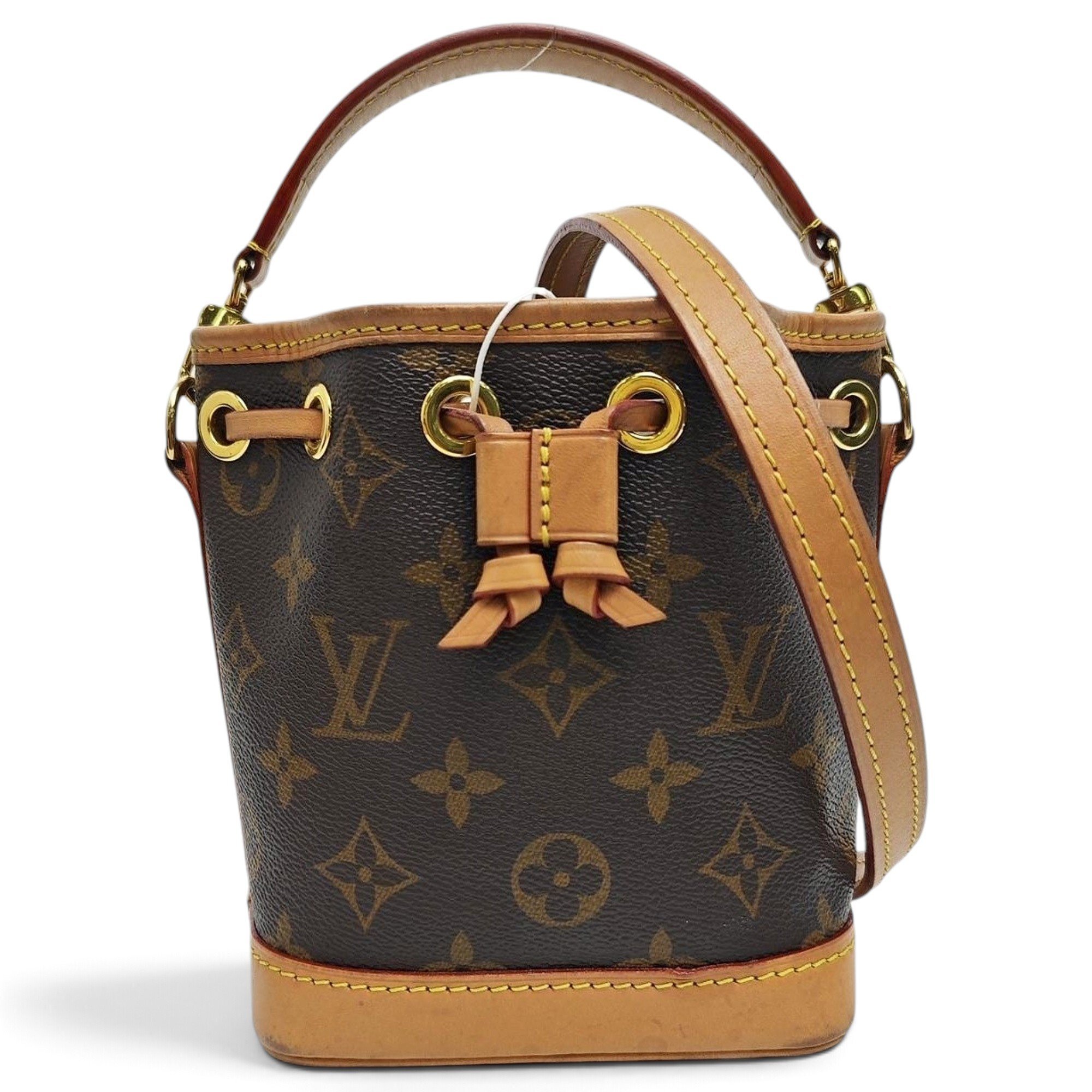 Nano Noé leather handbag