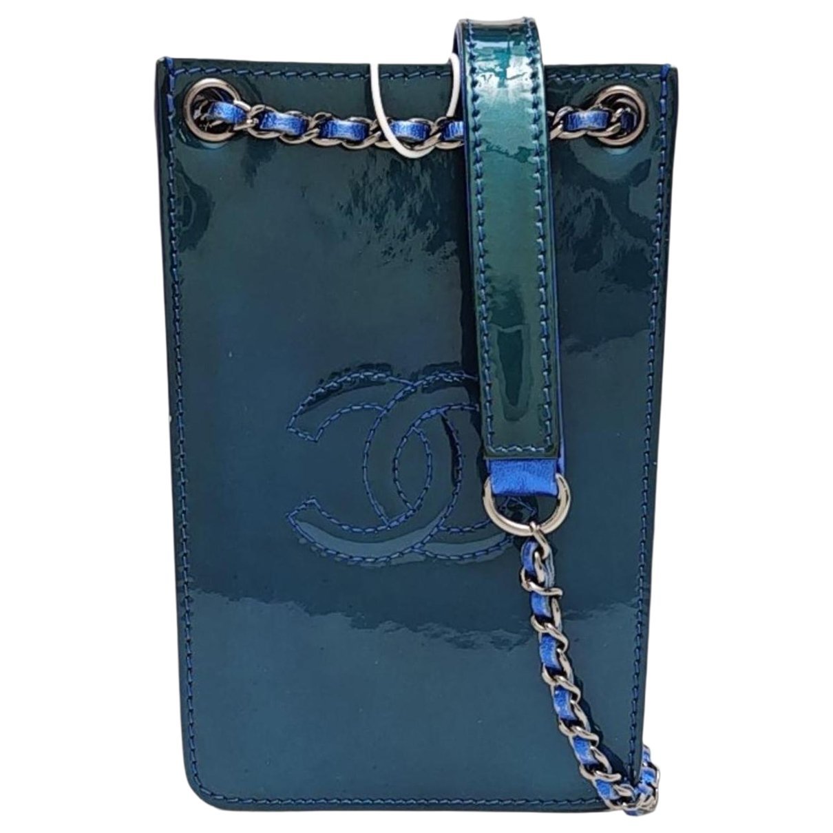 Patent leather handbag