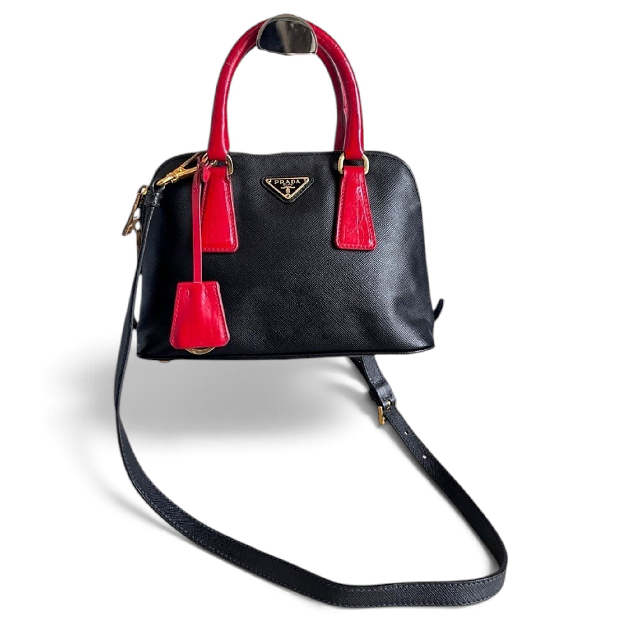Promenade leather handbag