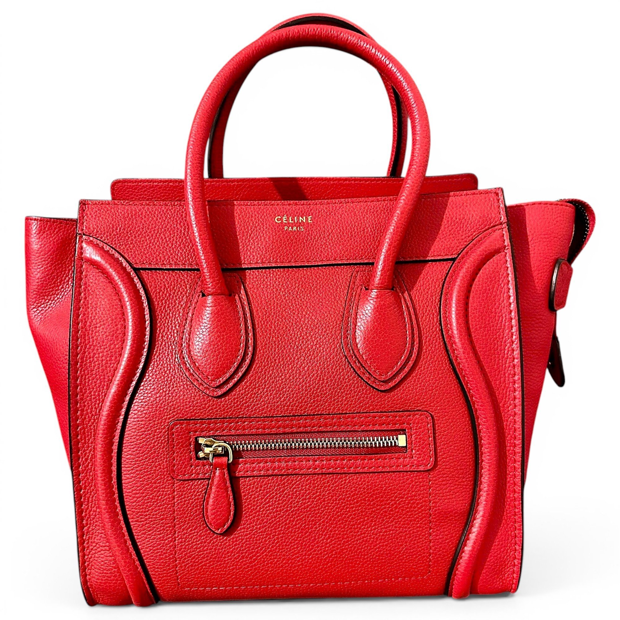 Luggage leather handbag