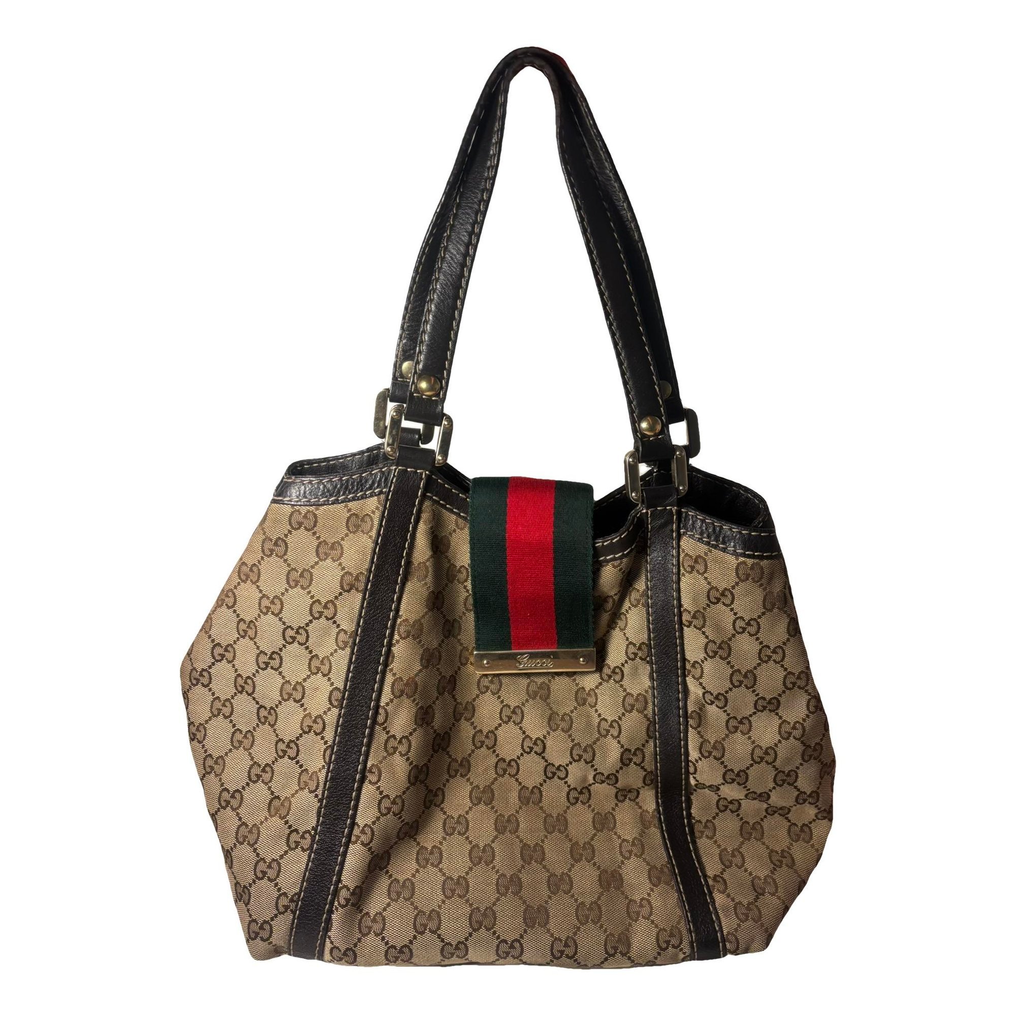 Gucci B cloth handbag