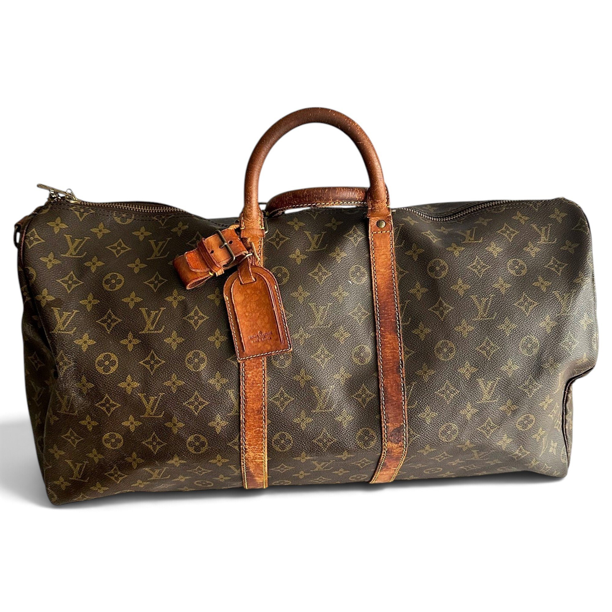 Keepall leather 48h bag