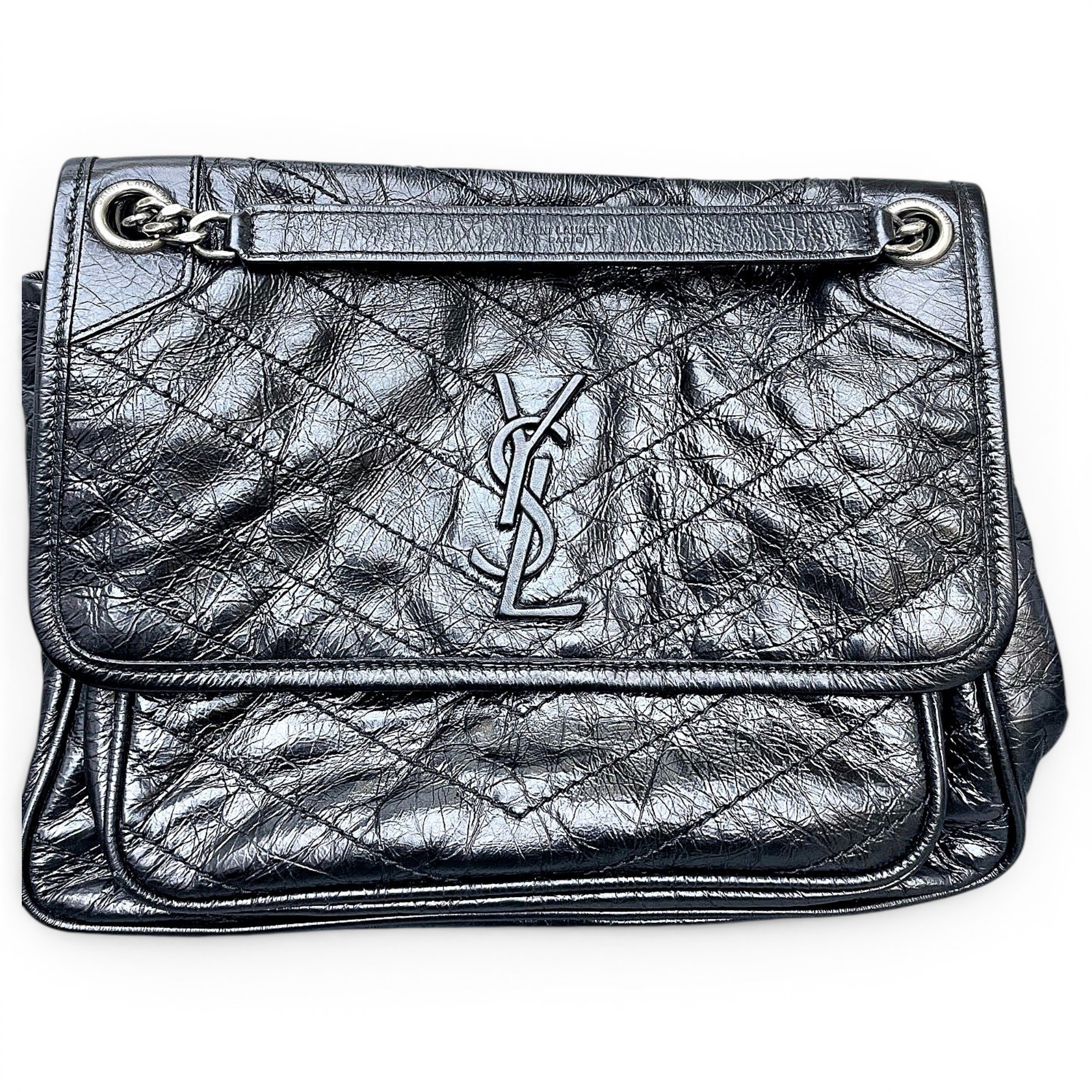 Niki leather crossbody bag