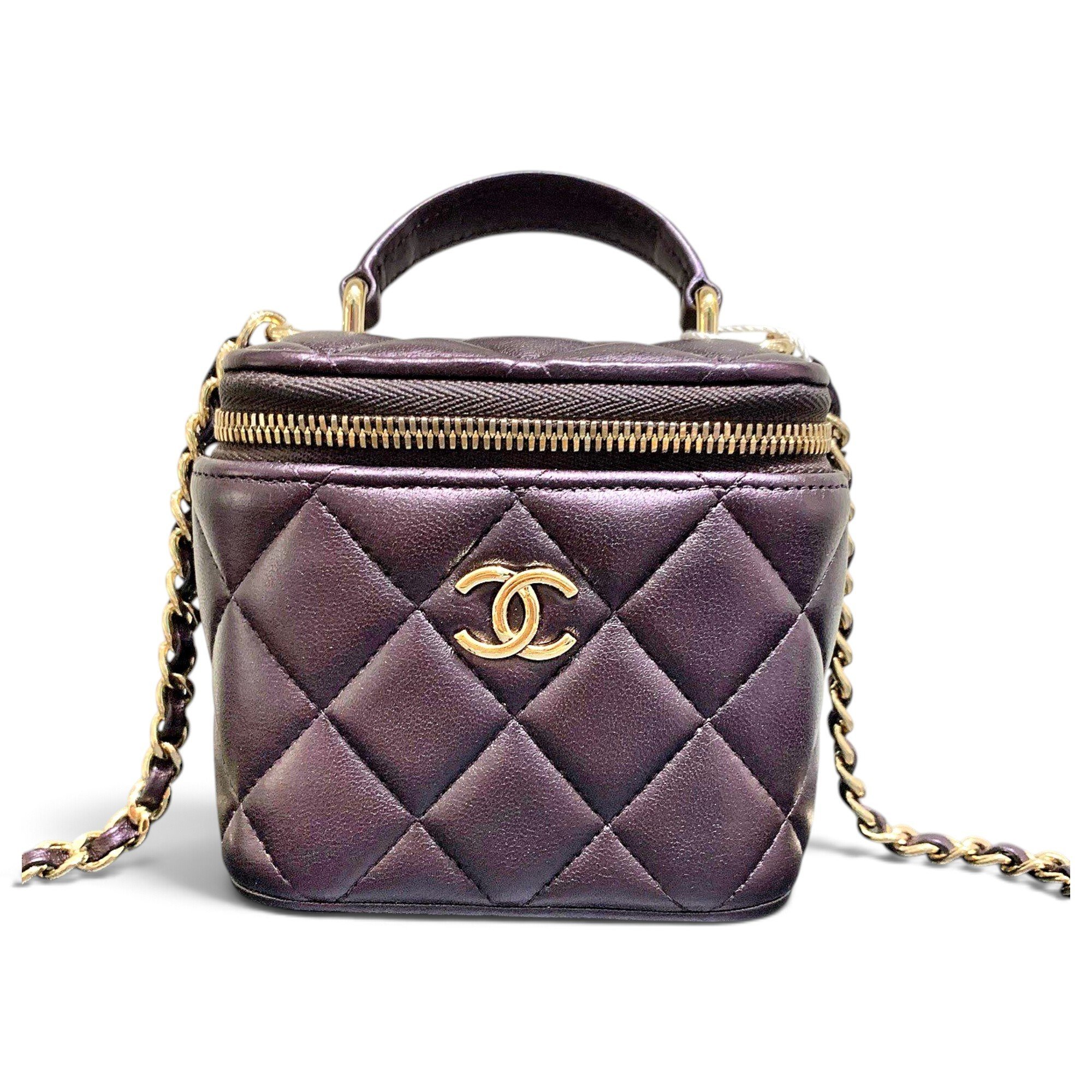 Trendy CC Vanity leather mini bag