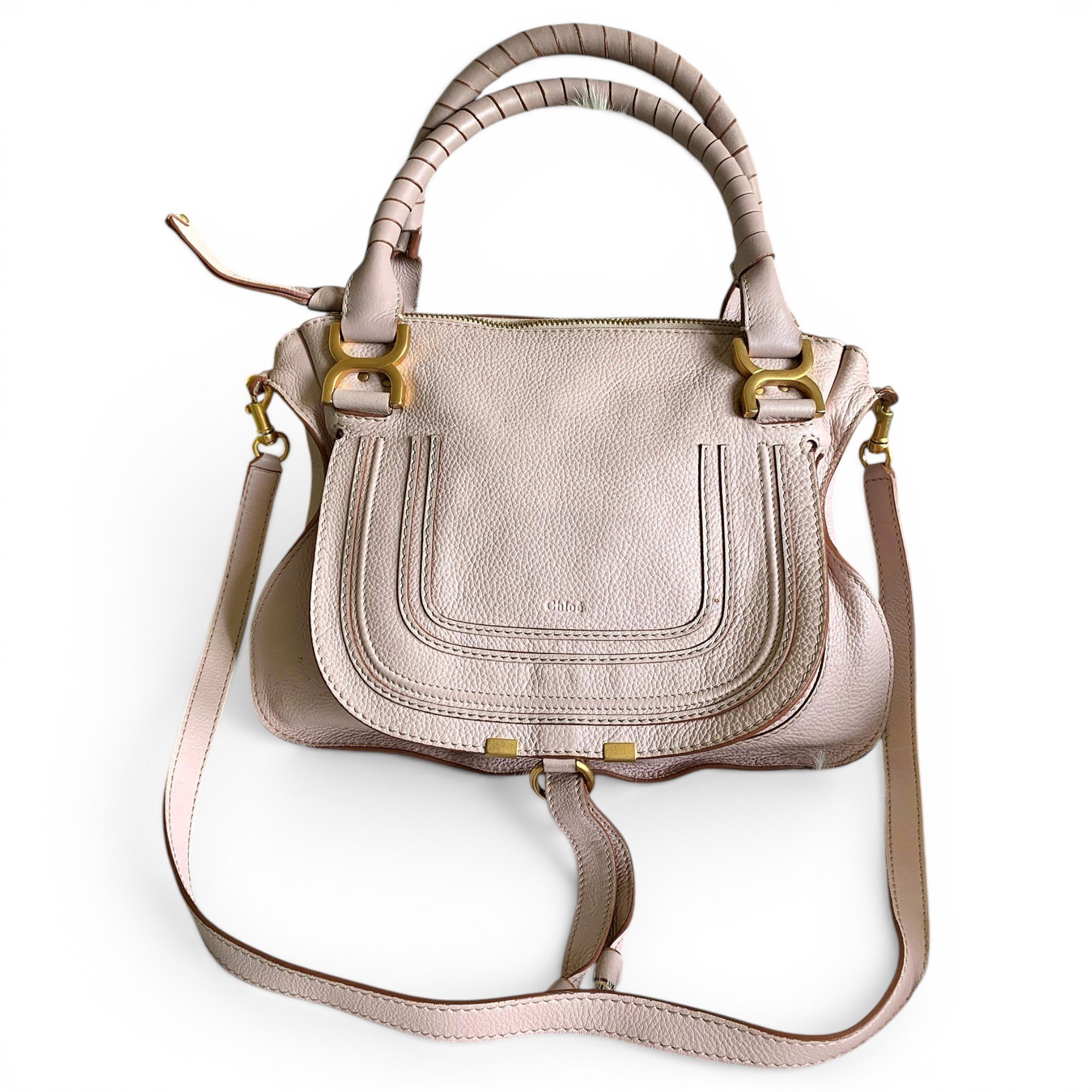 Marcie leather satchel