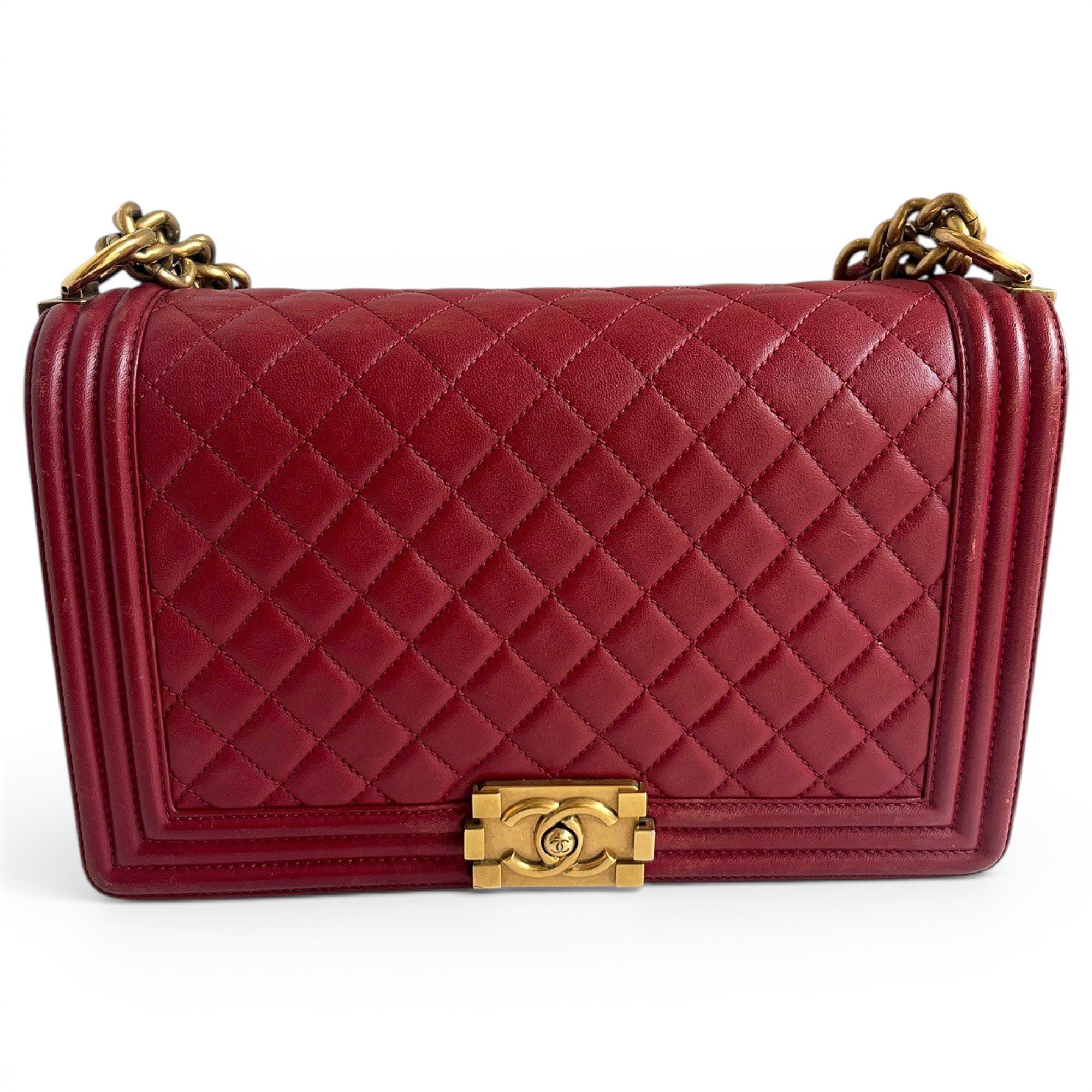 Boy leather crossbody bag
