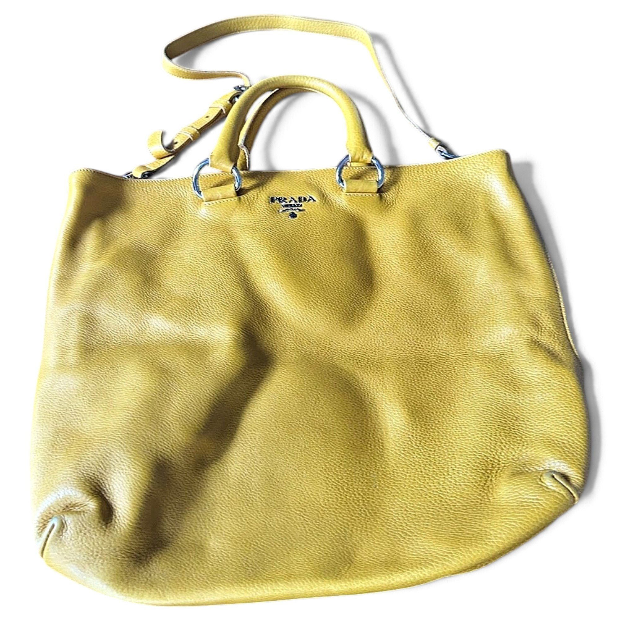 Leather tote
