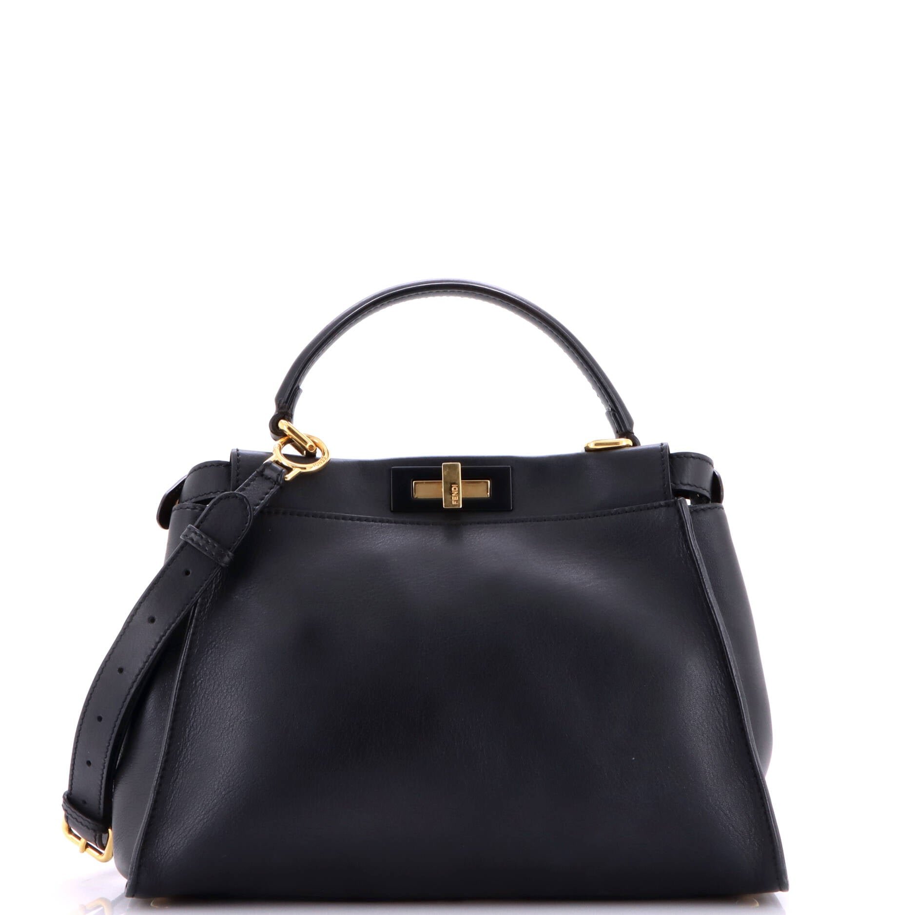 Peekaboo Bag Rigid Leather Regular
