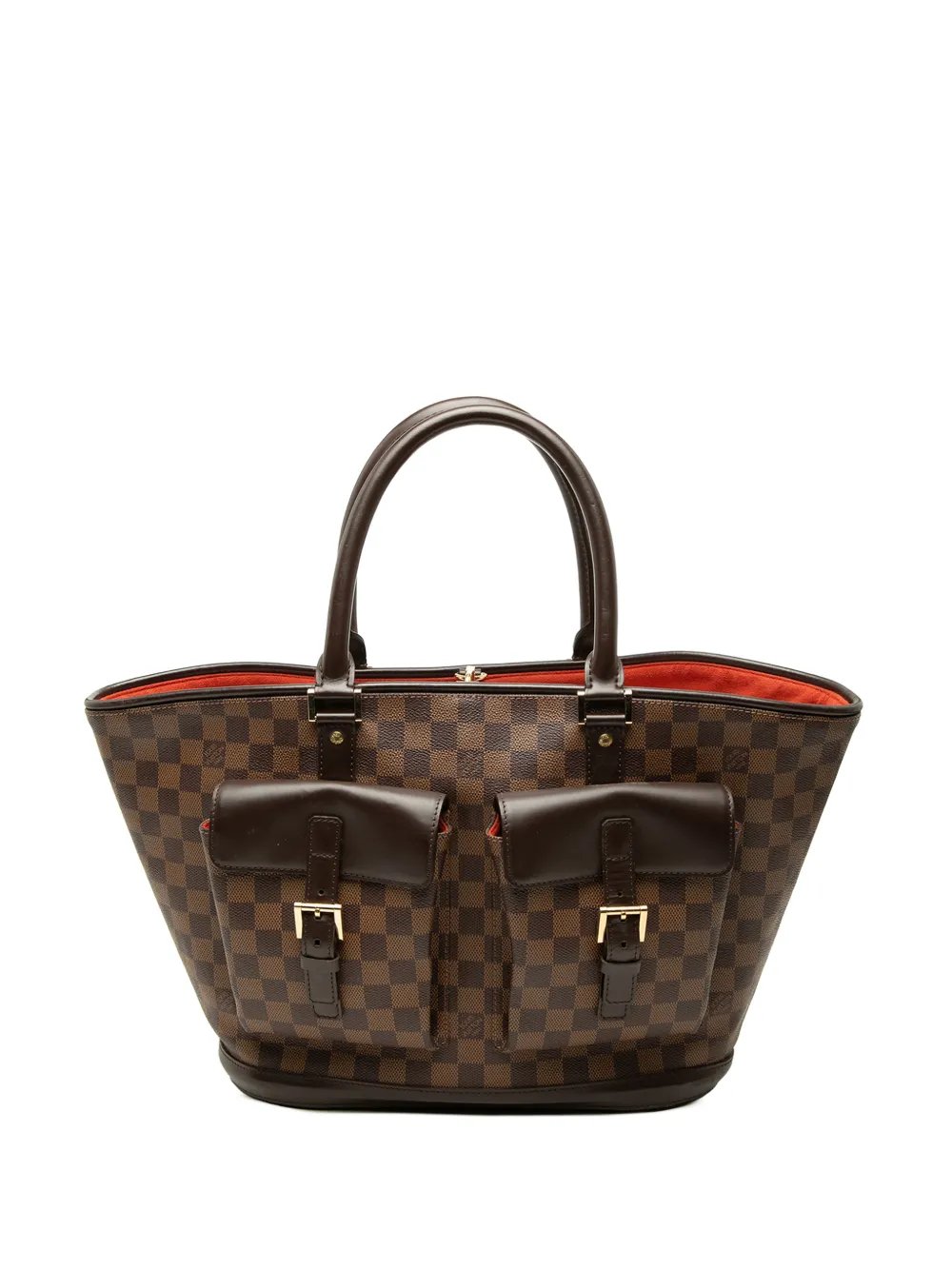 2002 Damier Ebene Manosque GM tote bag