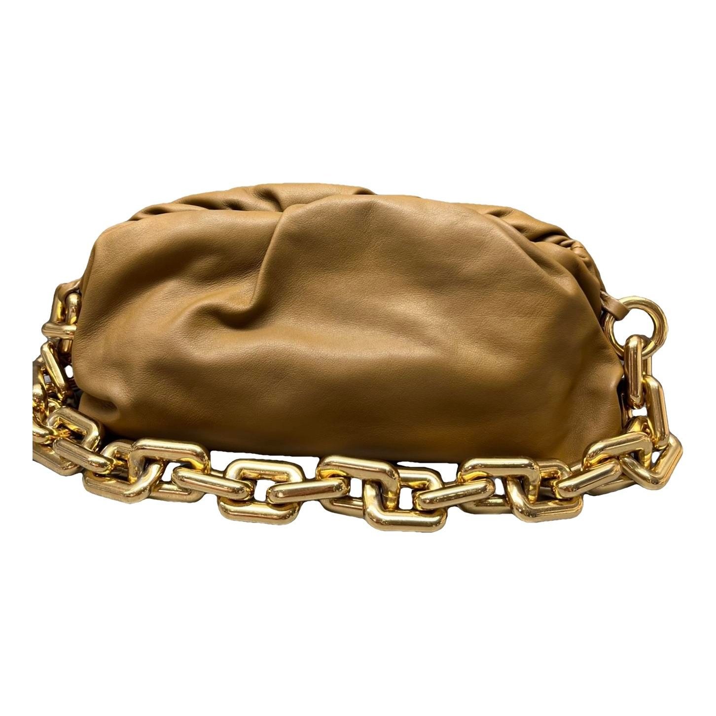 Chain Pouch leather handbag
