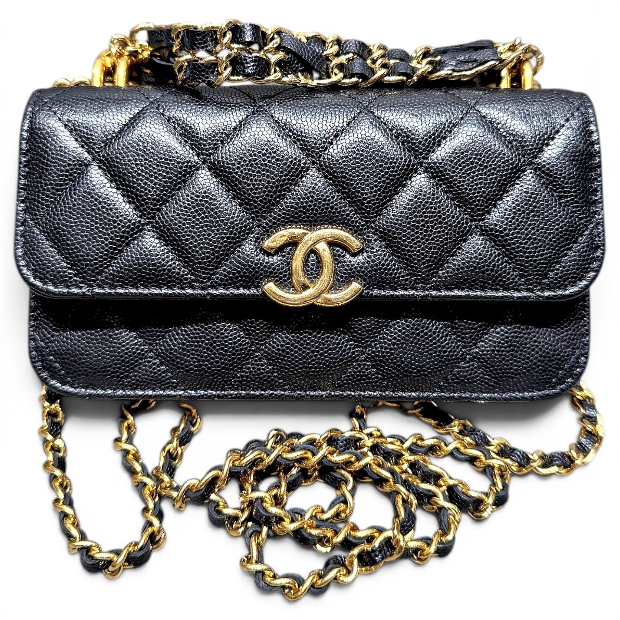 Wallet On Chain Timeless/Classique leather handbag