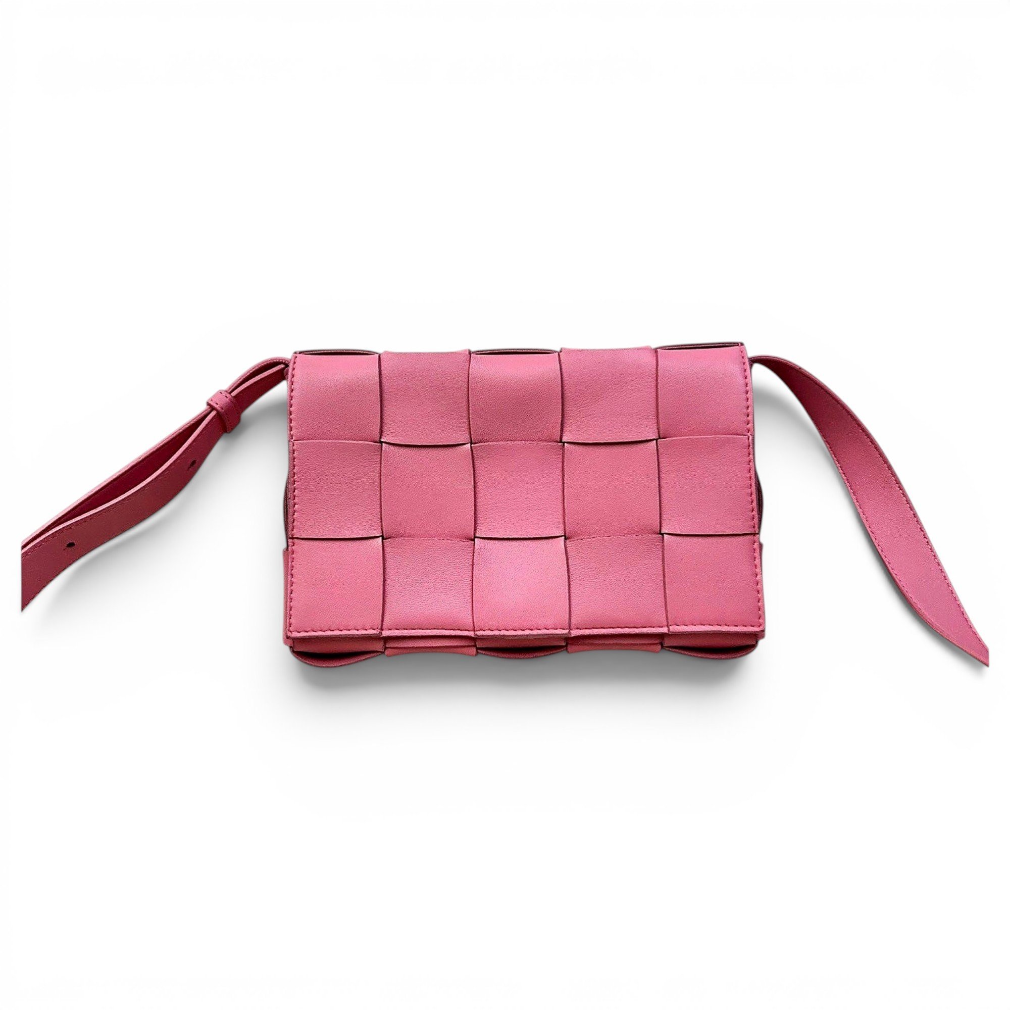 Cassette leather crossbody bag