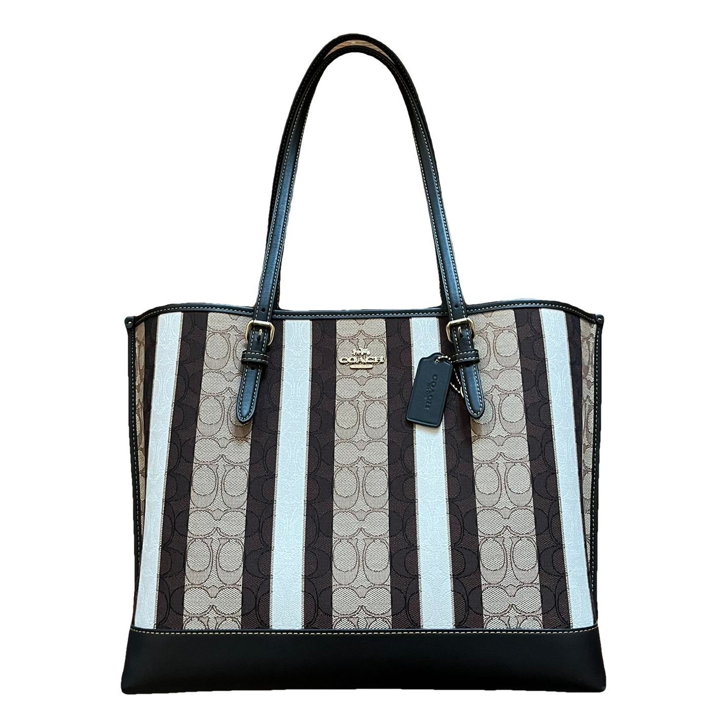 Leather tote