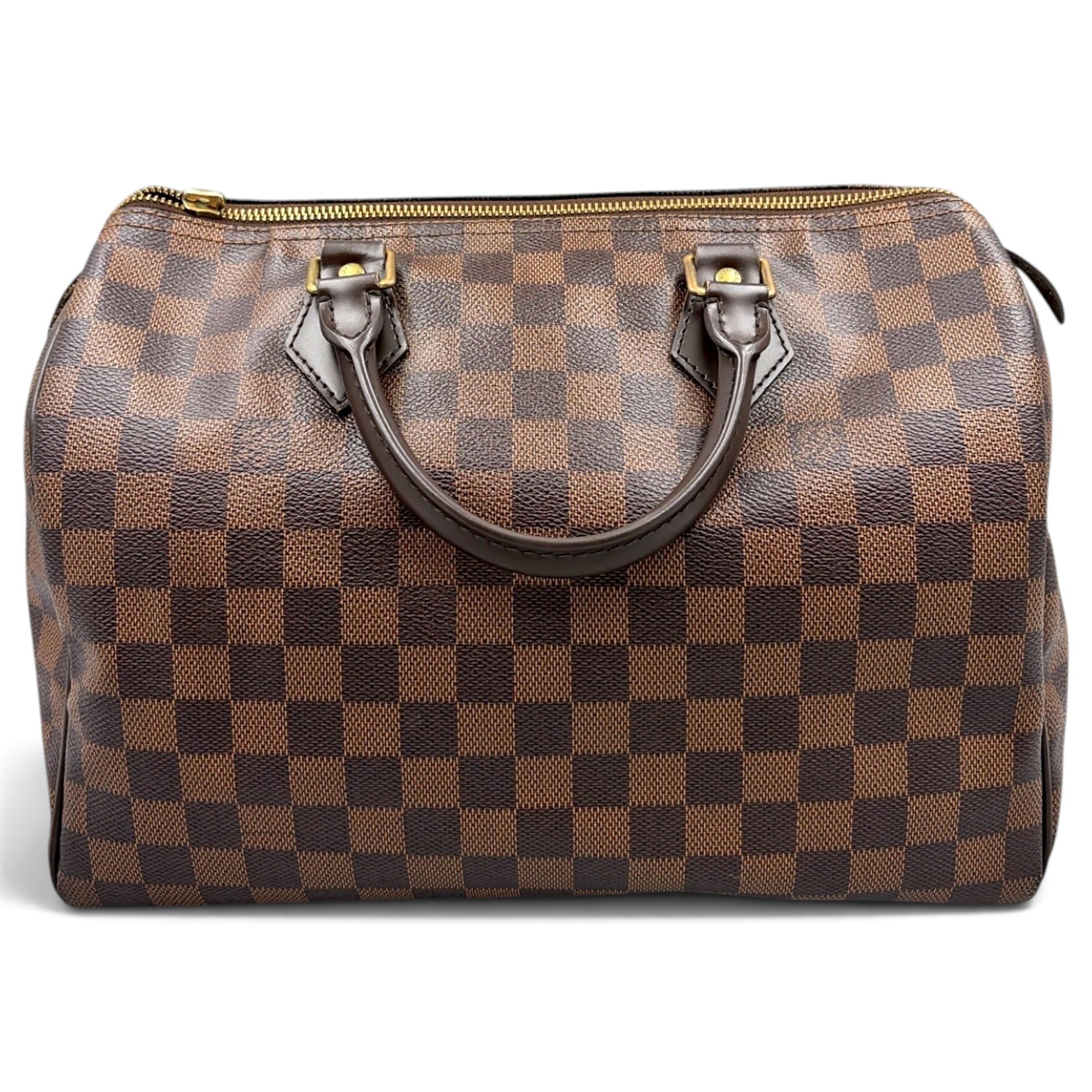 Speedy leather handbag