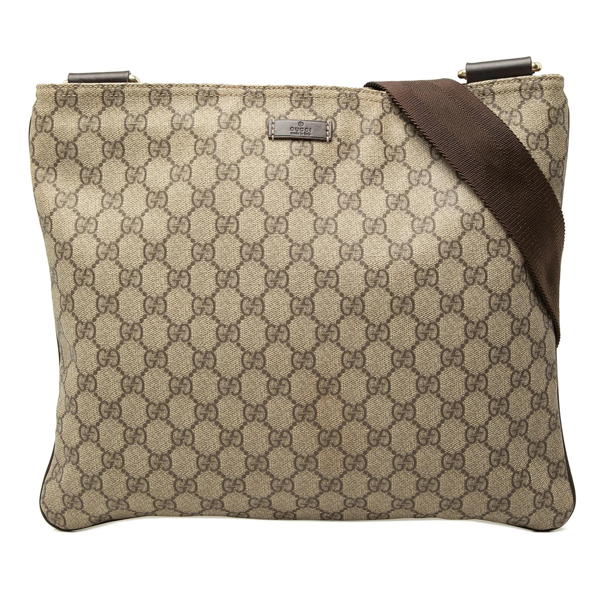 Gucci B leather crossbody bag