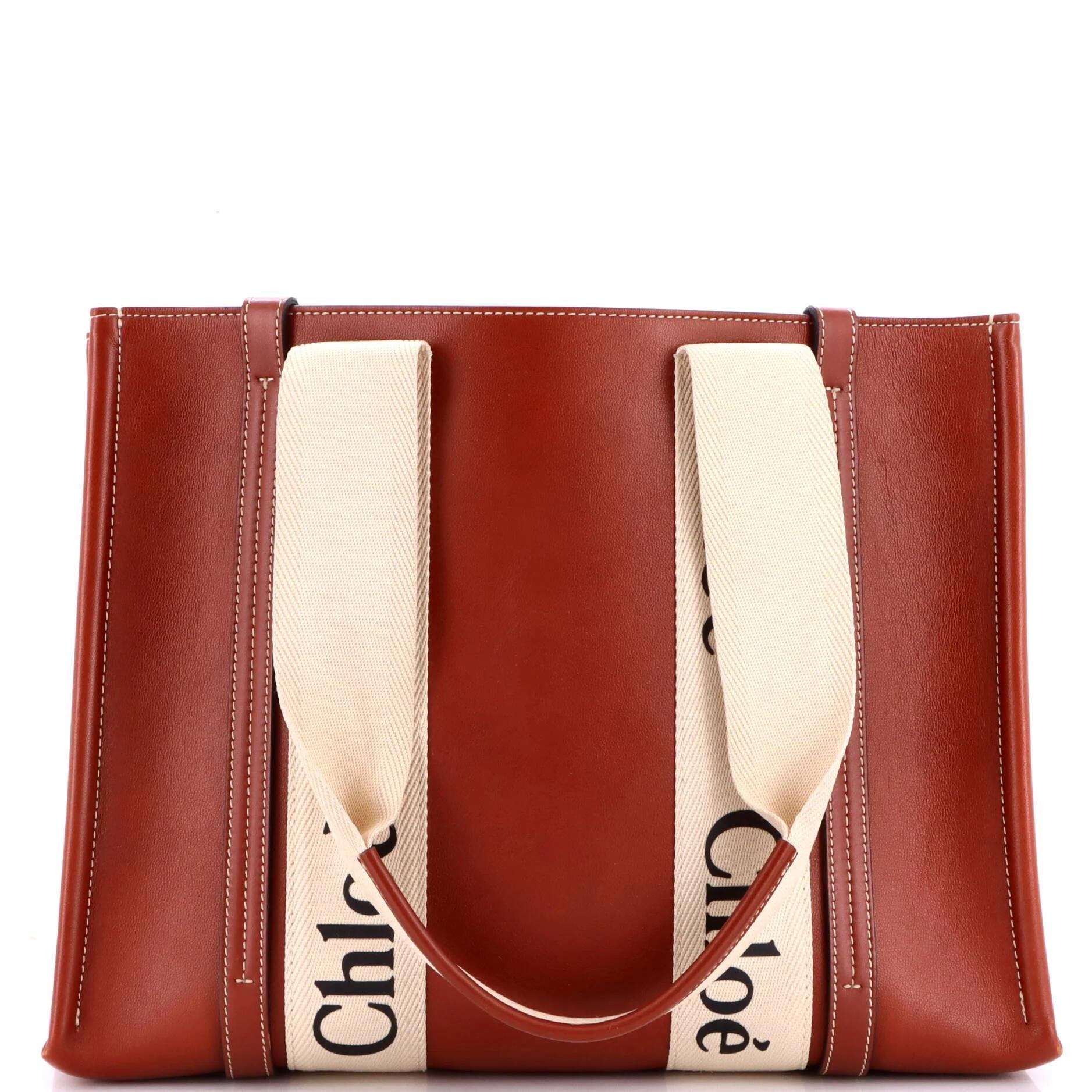 Leather tote