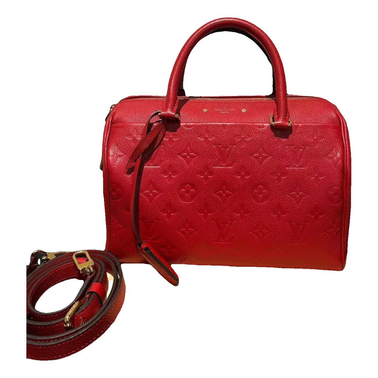 Speedy leather handbag