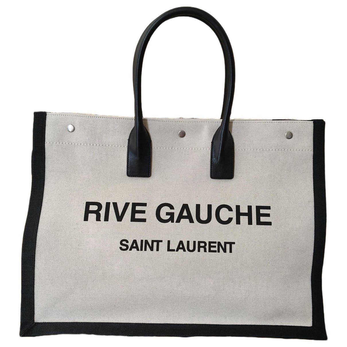 Rive Gauche cloth handbag