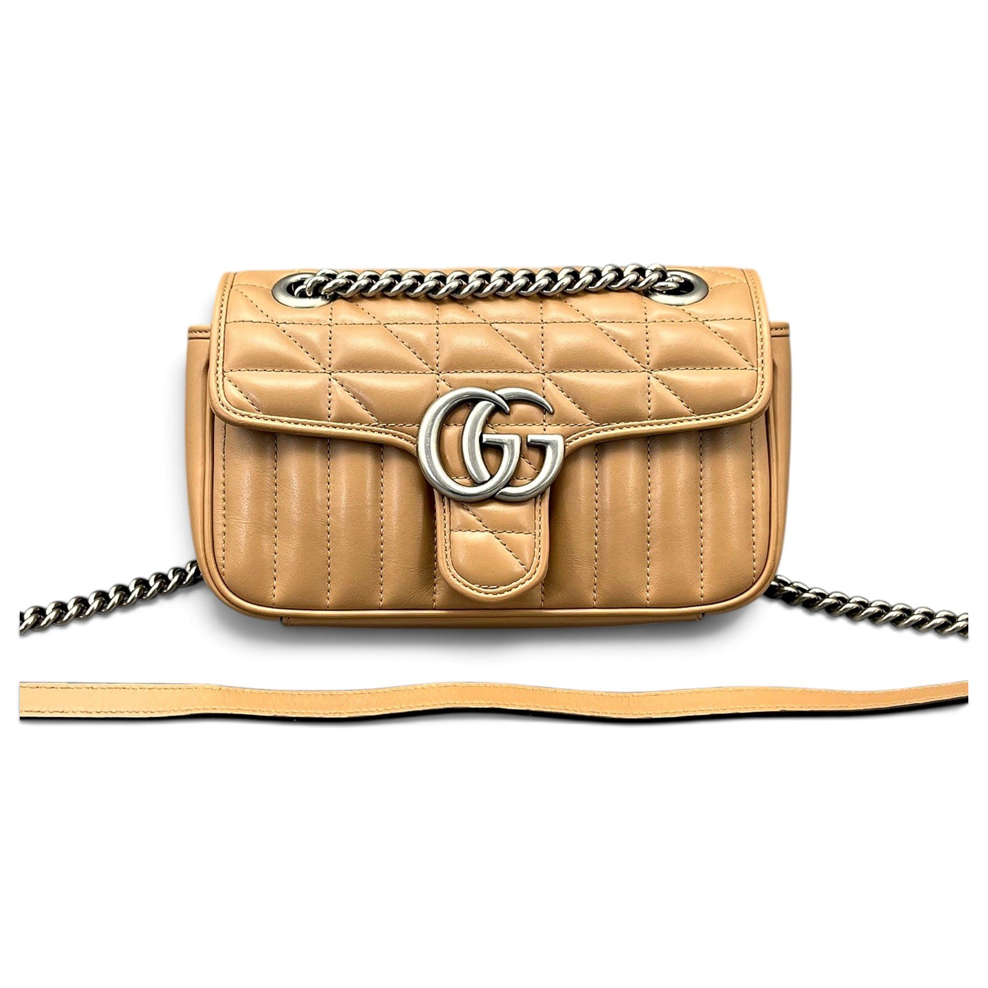 GG Marmont Flap leather handbag