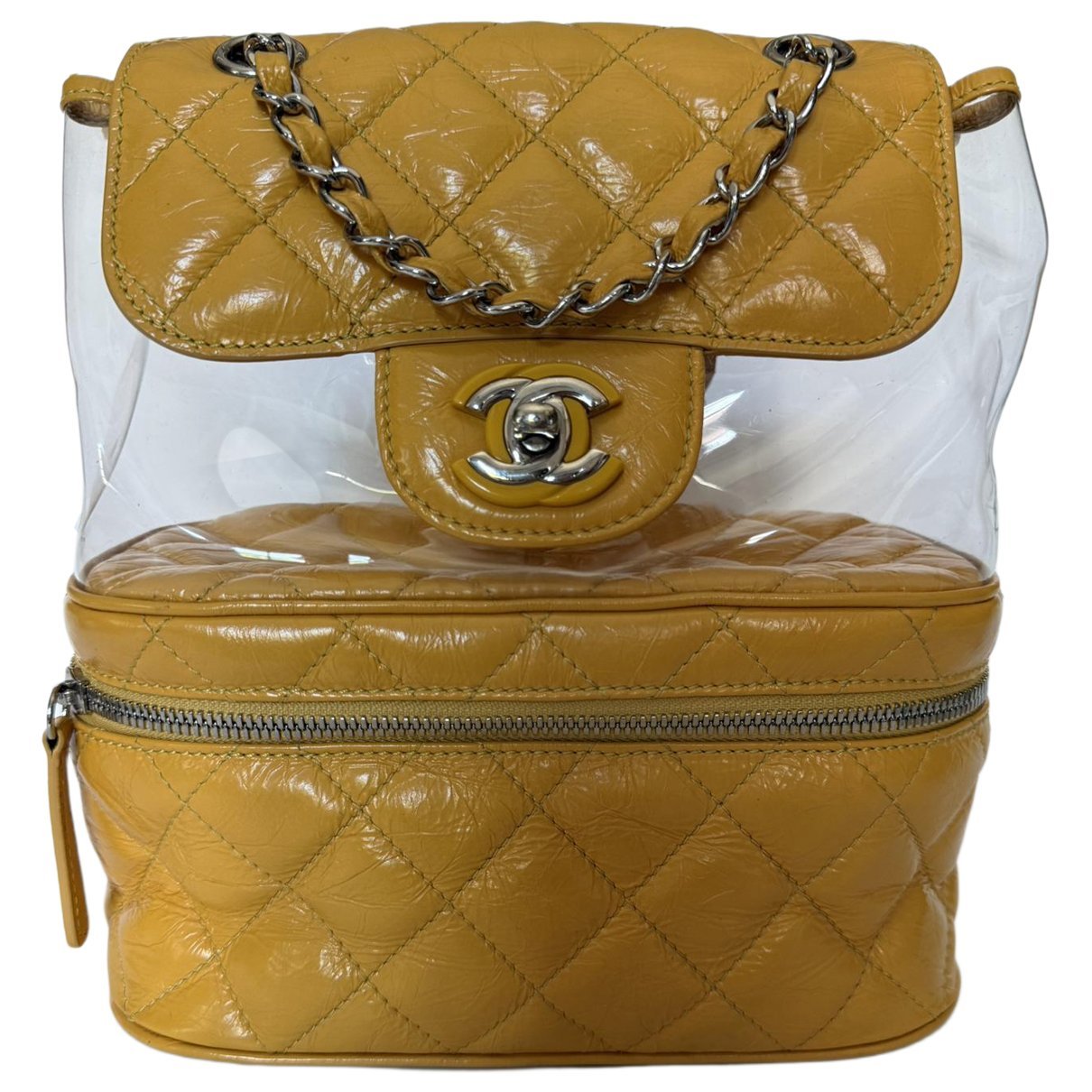 Leather backpack