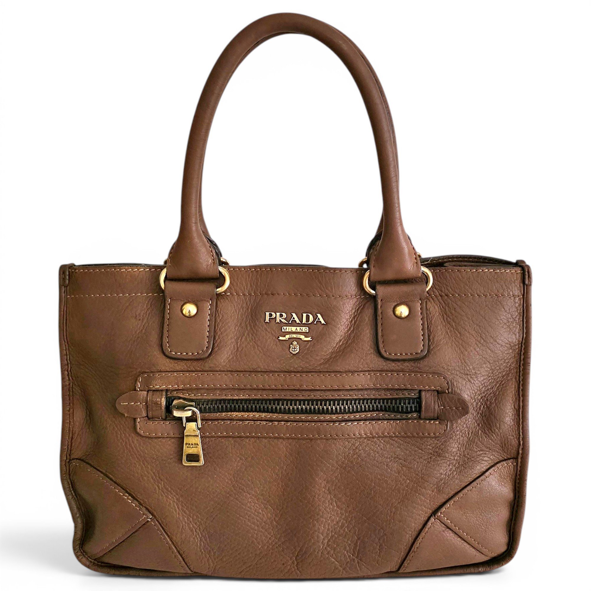 Leather handbag