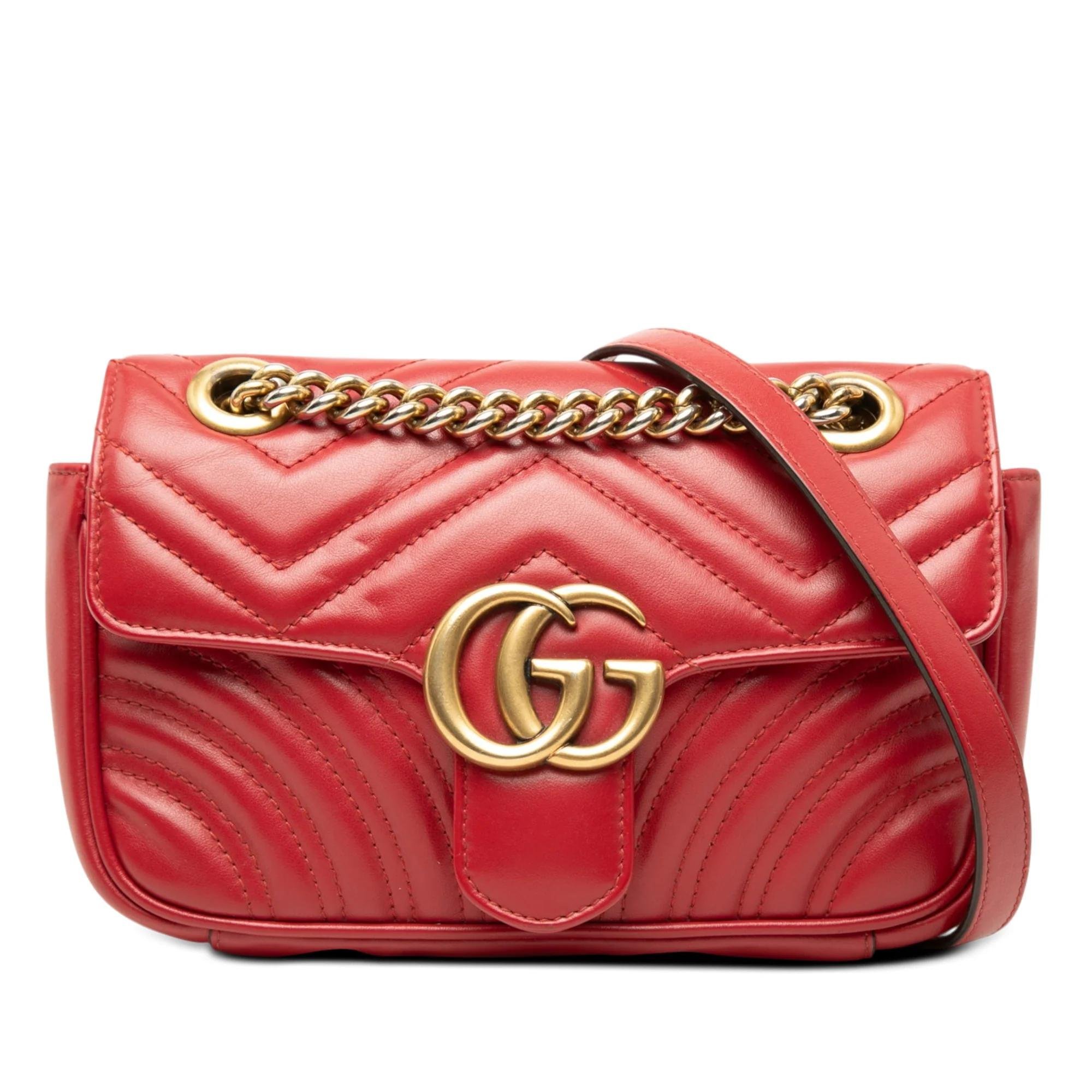 GG Marmont pony-style calfskin handbag