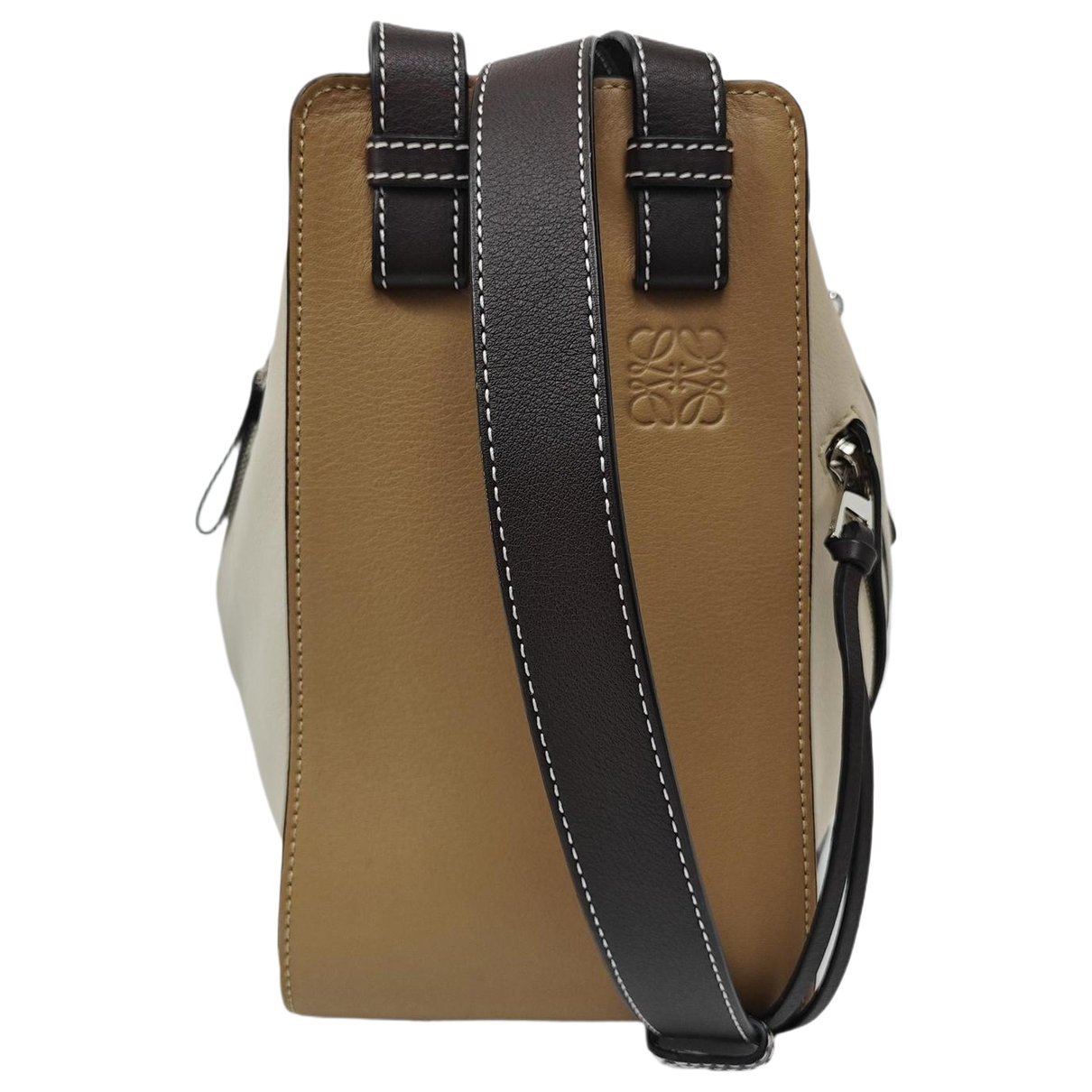 Hammock leather handbag
