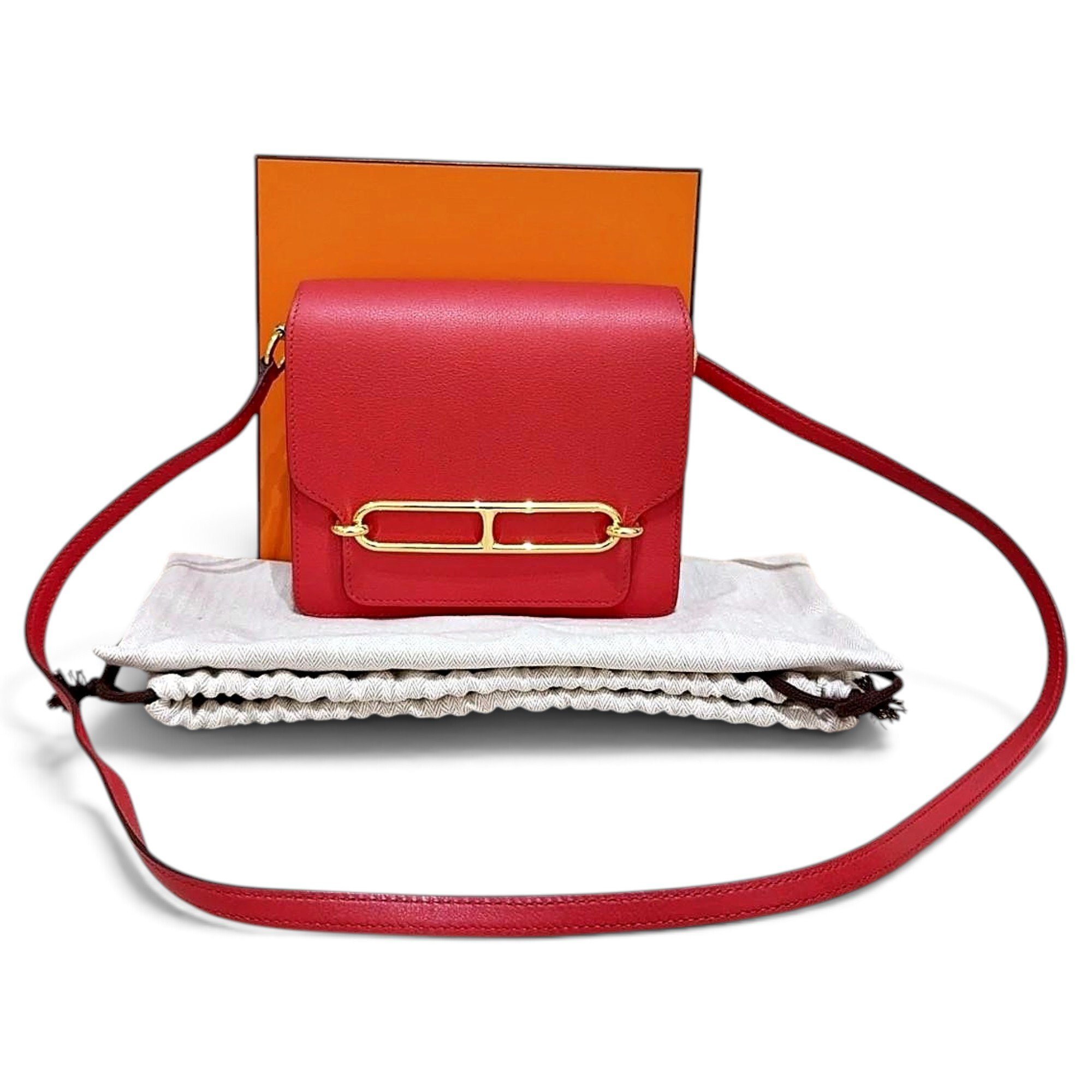Roulis leather crossbody bag