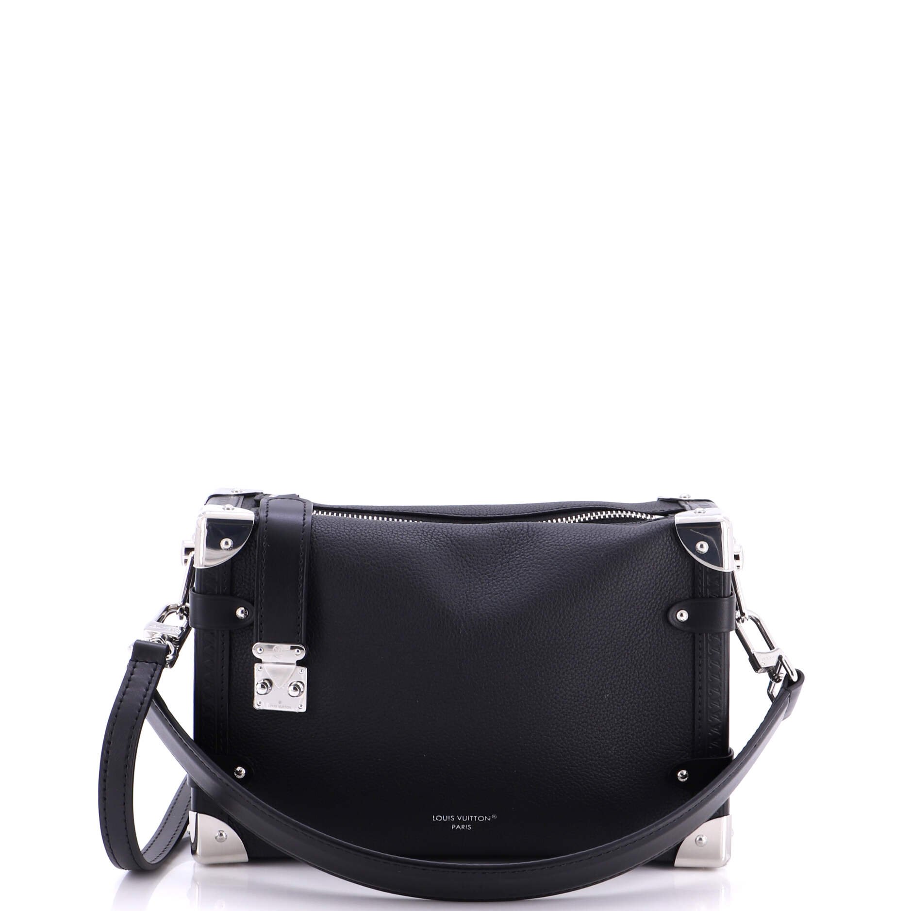 Side Trunk Handbag Taurillon Leather MM
