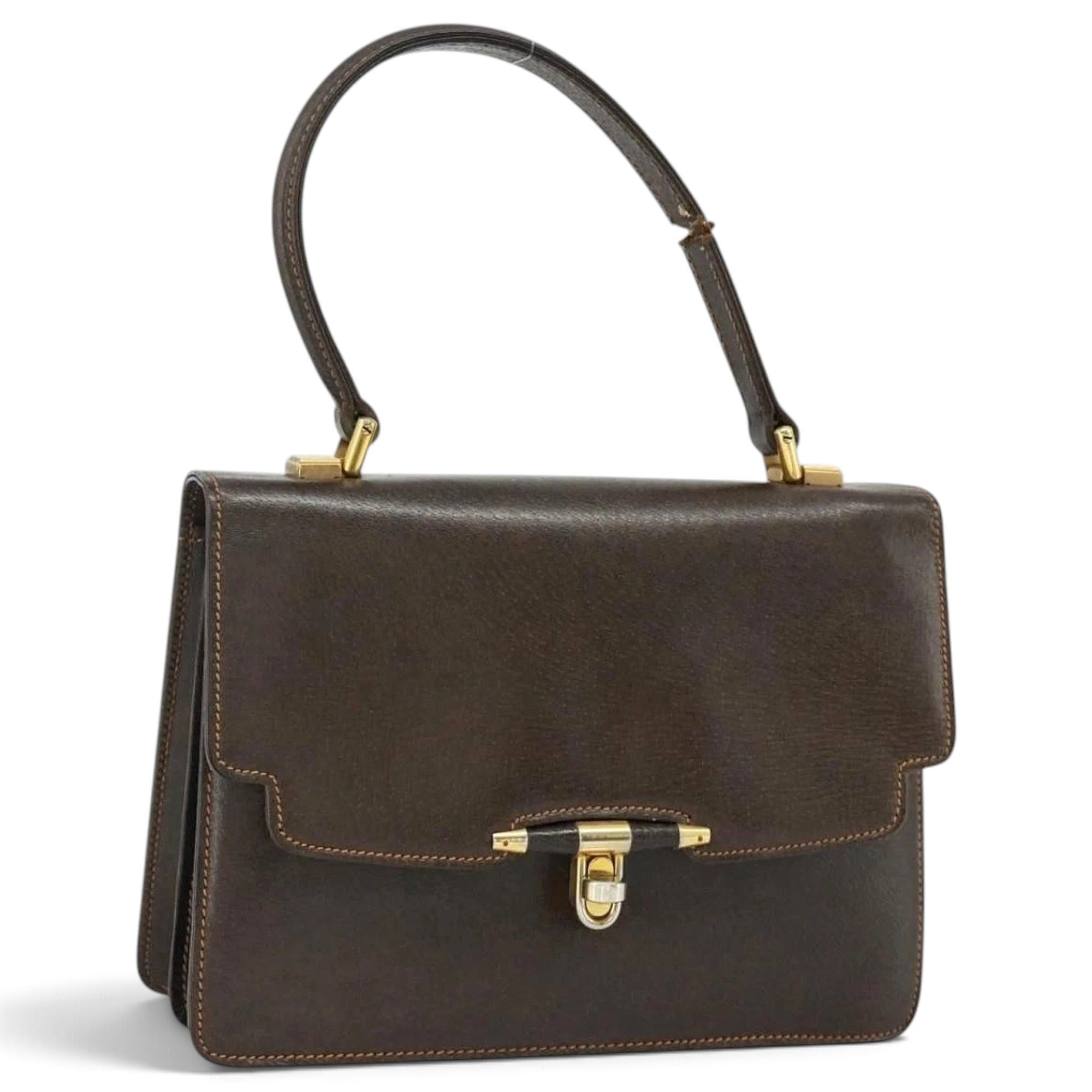 Leather handbag