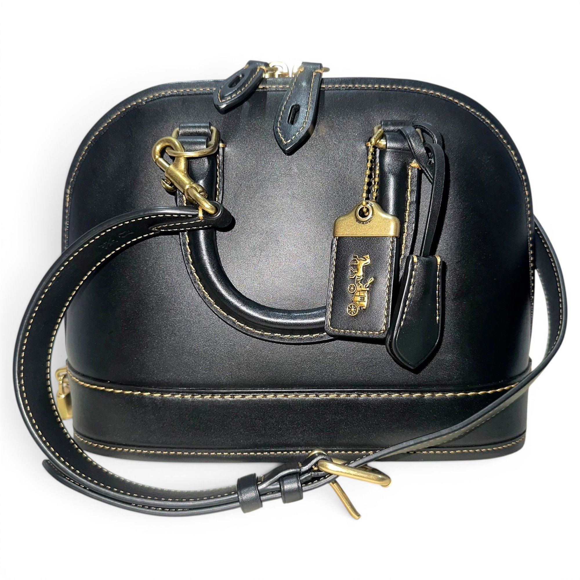 Leather handbag