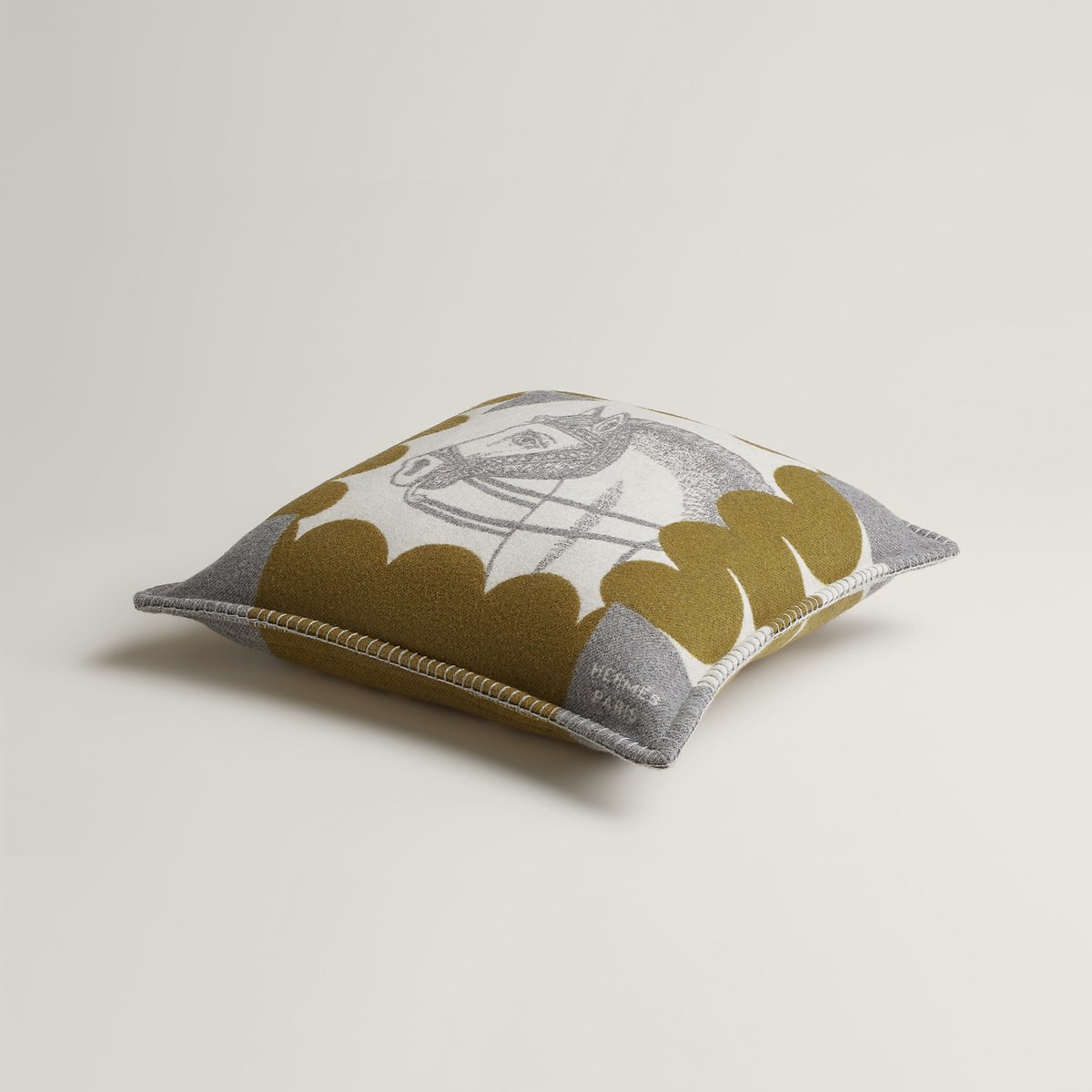 Kaki Cheval Joker Pillow